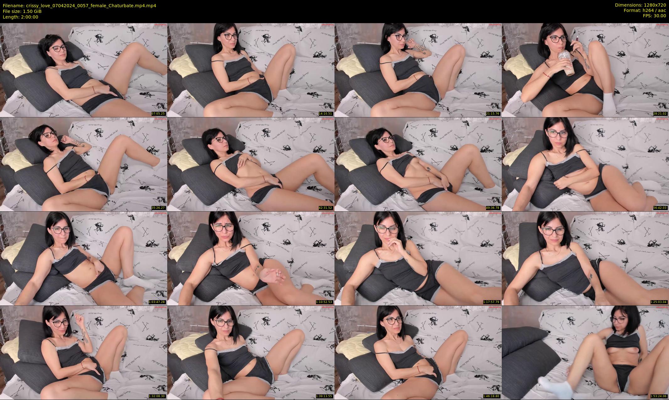 crissy_love — 120 minute Chaturbate female cam show recording, 720p, Apr 7, 2024
