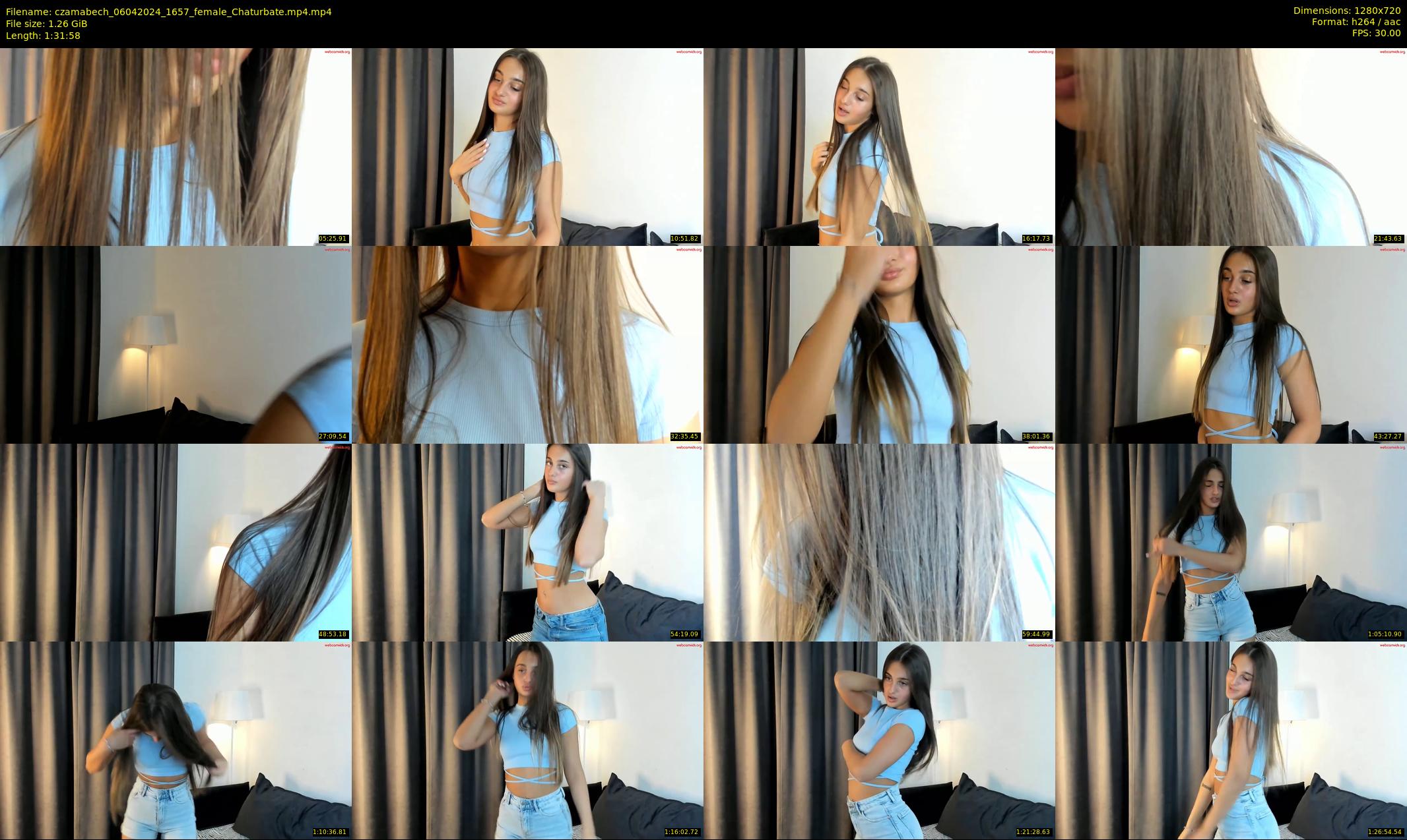 czamabech — 92 minute Chaturbate female cam show recording, 720p, Apr 6, 2024
