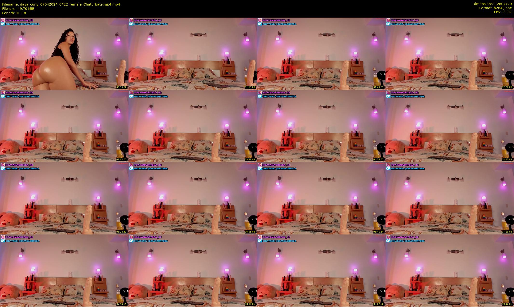 daya_curly — 11 minute Chaturbate female cam show recording, 720p, Apr 7, 2024