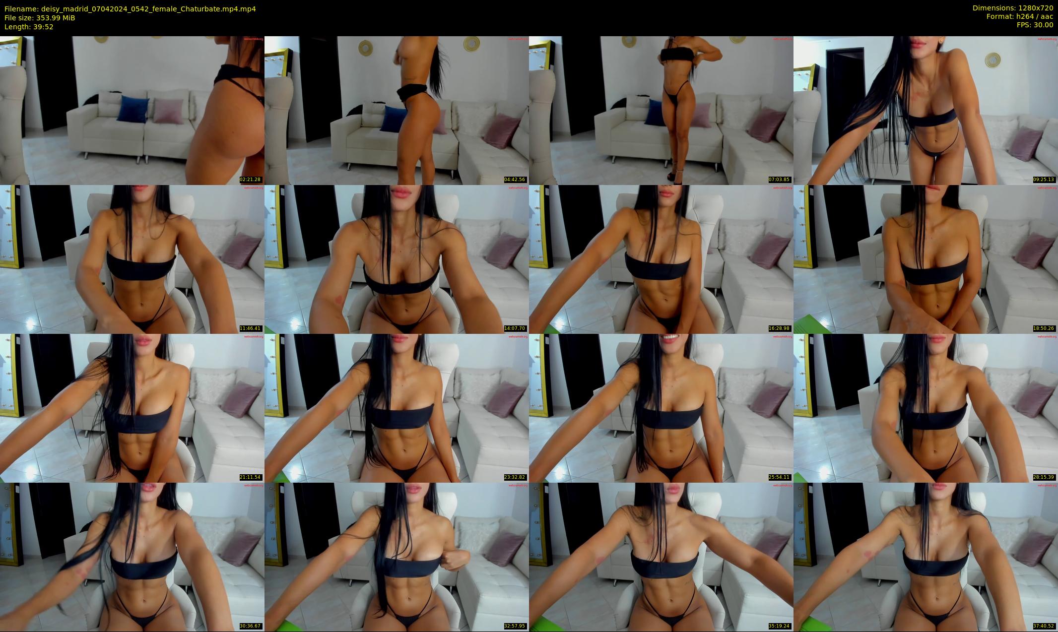 deisy_madrid — 40 minute Chaturbate female cam show recording, 720p, Apr 7, 2024