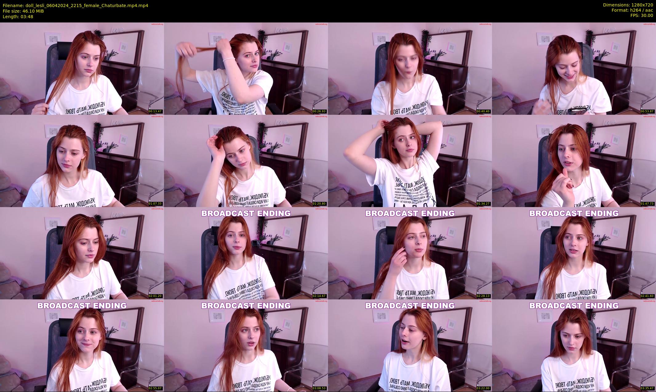 doll_lesli — 4 minute Chaturbate female cam show recording, 720p, Apr 6, 2024