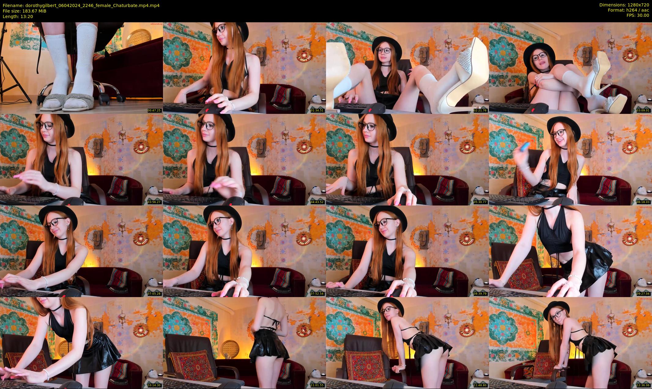 dorothygilbert — 14 minute Chaturbate female cam show recording, 720p, Apr 6, 2024