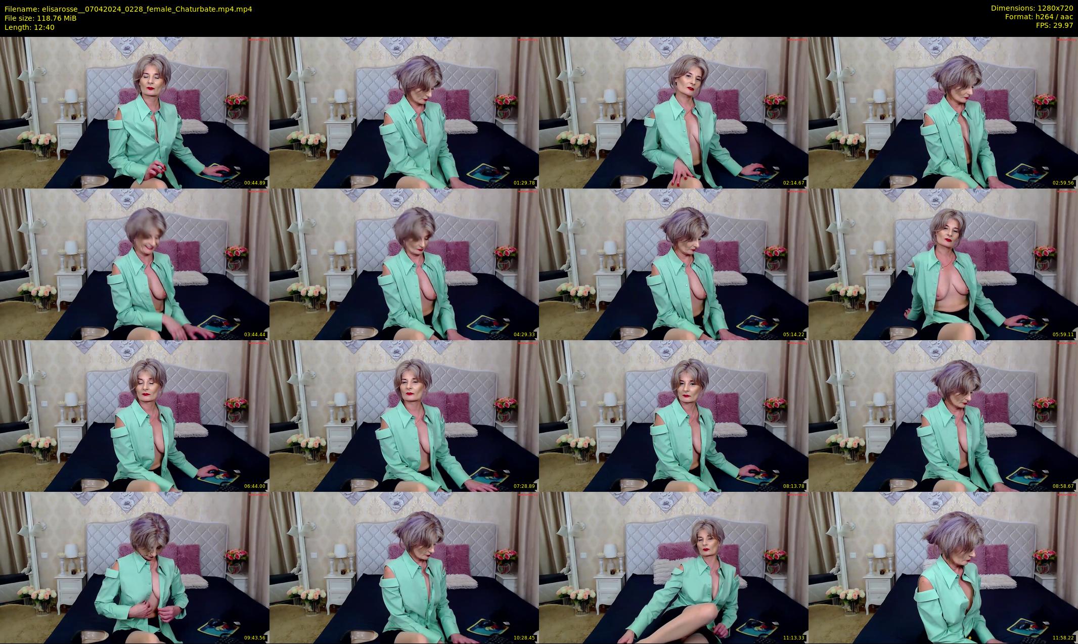 elisarosse_ — 13 minute Chaturbate female cam show recording, 720p, Apr 7, 2024
