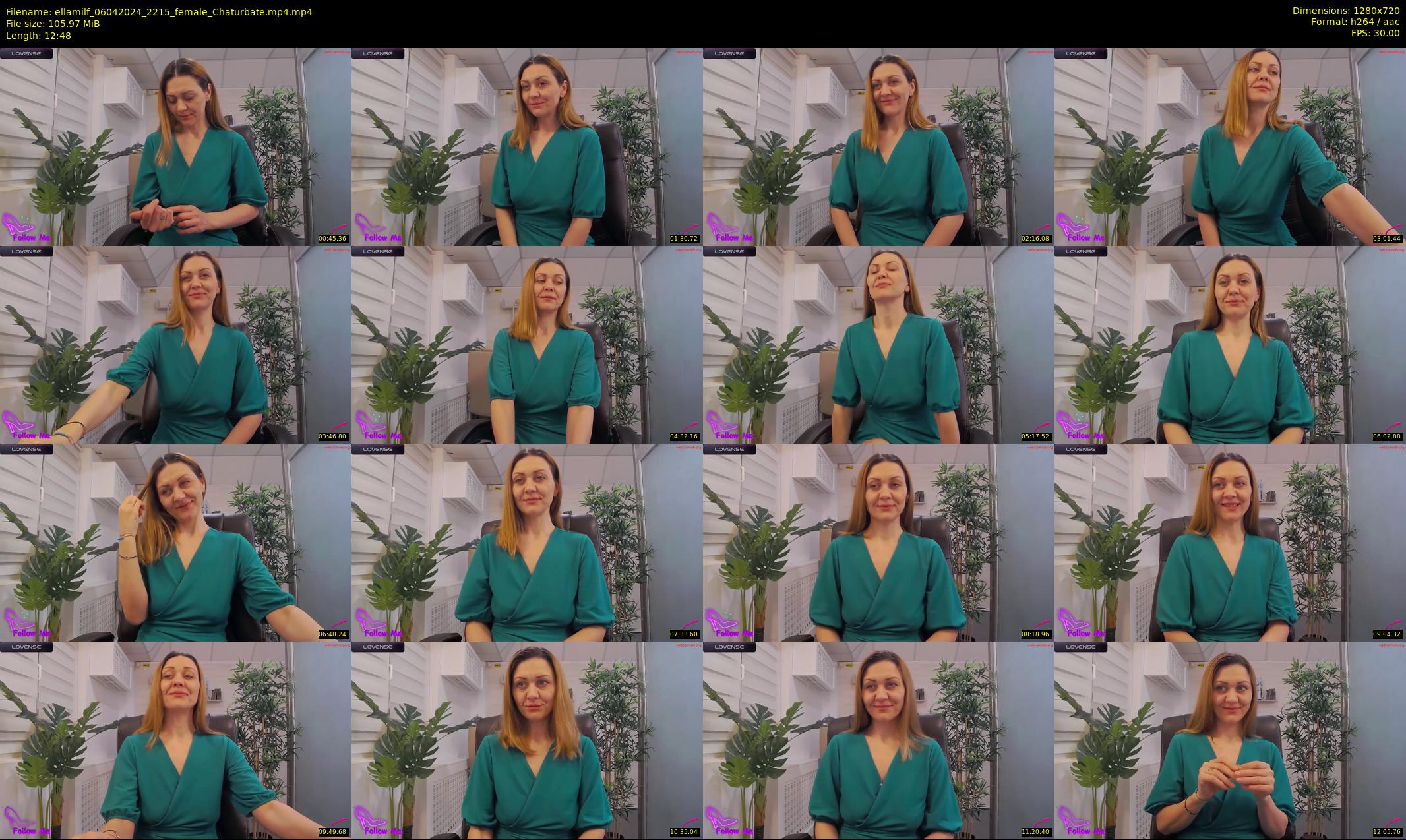 ellamilf — 13 minute Chaturbate female cam show recording, 720p, Apr 6, 2024