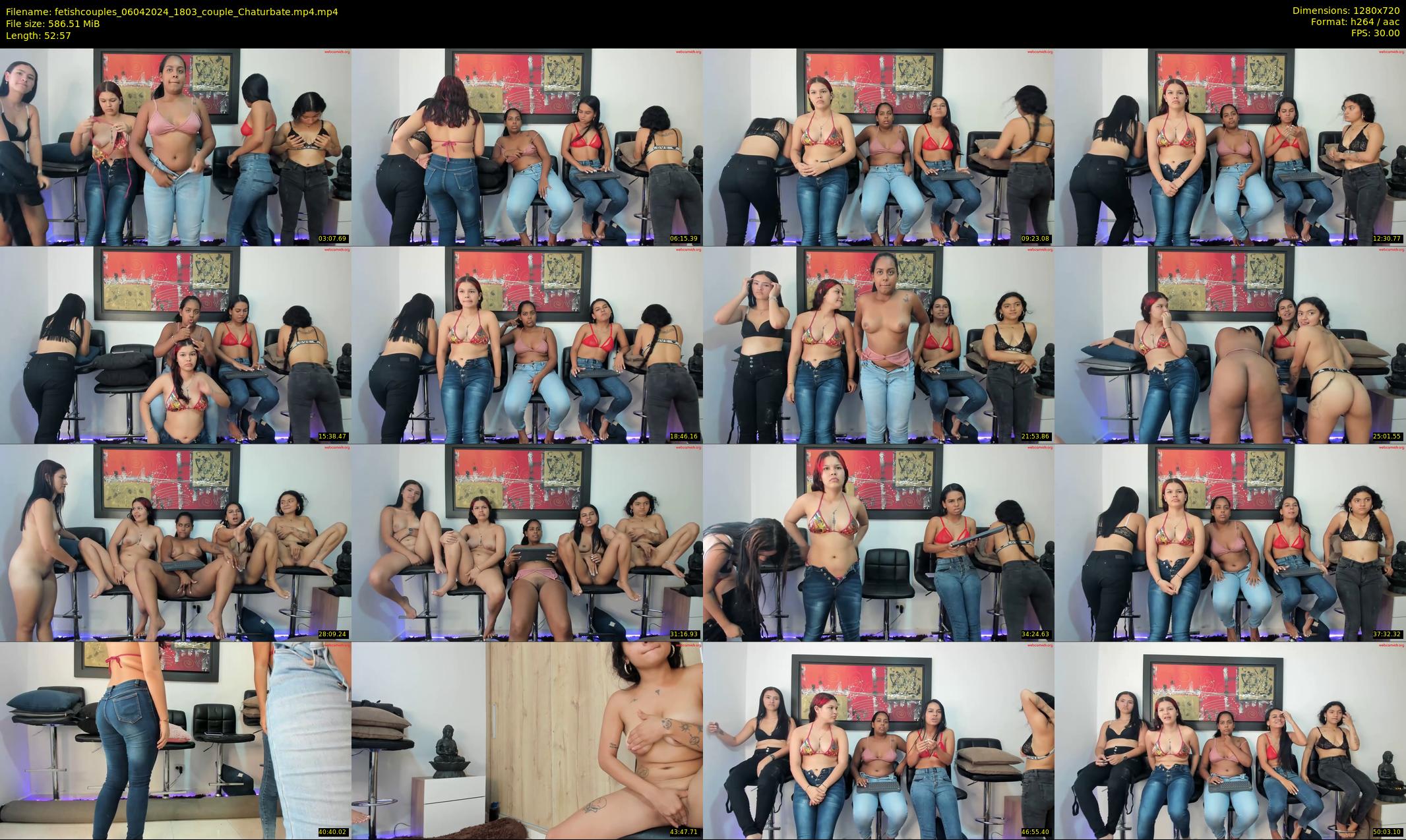 fetishcouples — 53 minute Chaturbate couple cam show recording, 720p, Apr 6, 2024