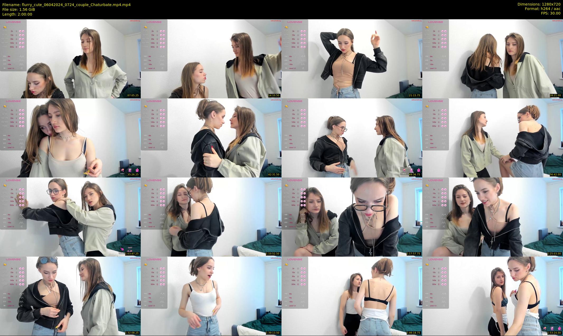 flurry_cute — 120 minute Chaturbate couple cam show recording, 720p, Apr 6, 2024