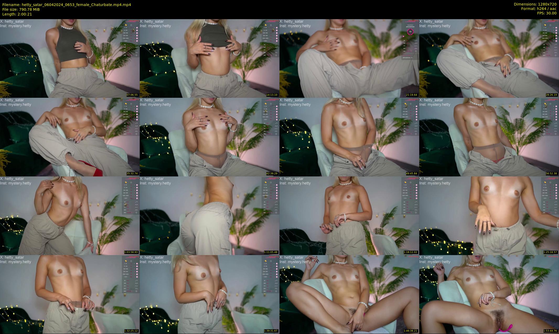 hetty_satar — 121 minute Chaturbate female cam show recording, 720p, Apr 6, 2024