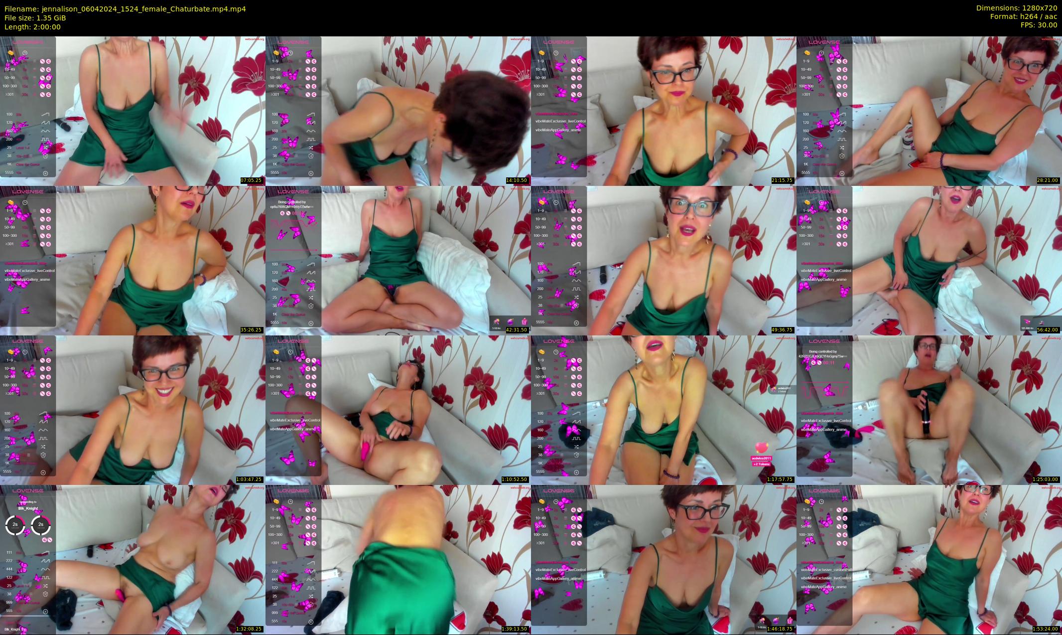 jennalison — 120 minute Chaturbate female cam show recording, 720p, Apr 6, 2024