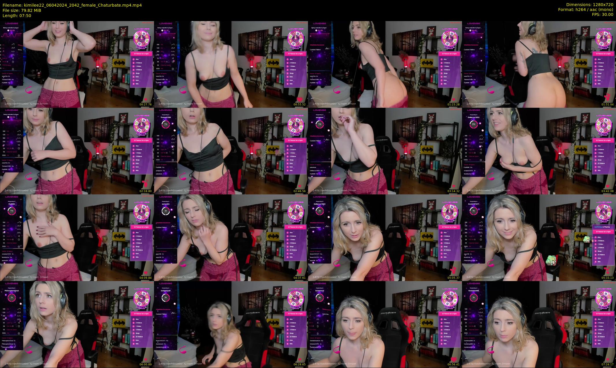 kimilee22 — 8 minute Chaturbate female cam show recording, 720p, Apr 6, 2024