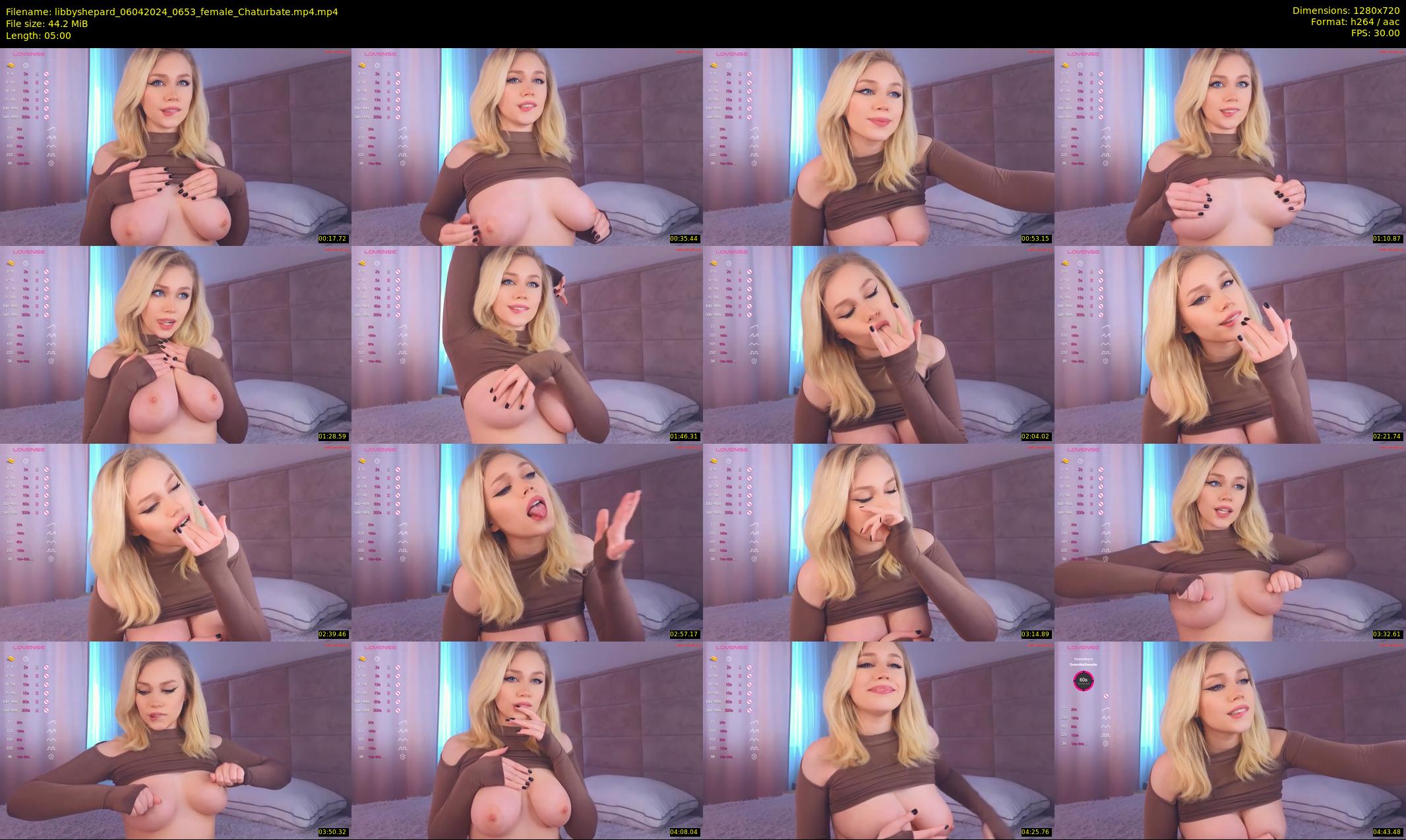 libbyshepard — 5 minute Chaturbate female cam show recording, 720p, Apr 6, 2024