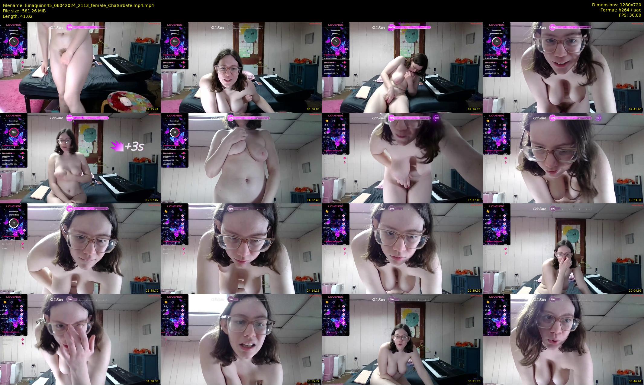 lunaquinn45 — 42 minute Chaturbate female cam show recording, 720p, Apr 6, 2024