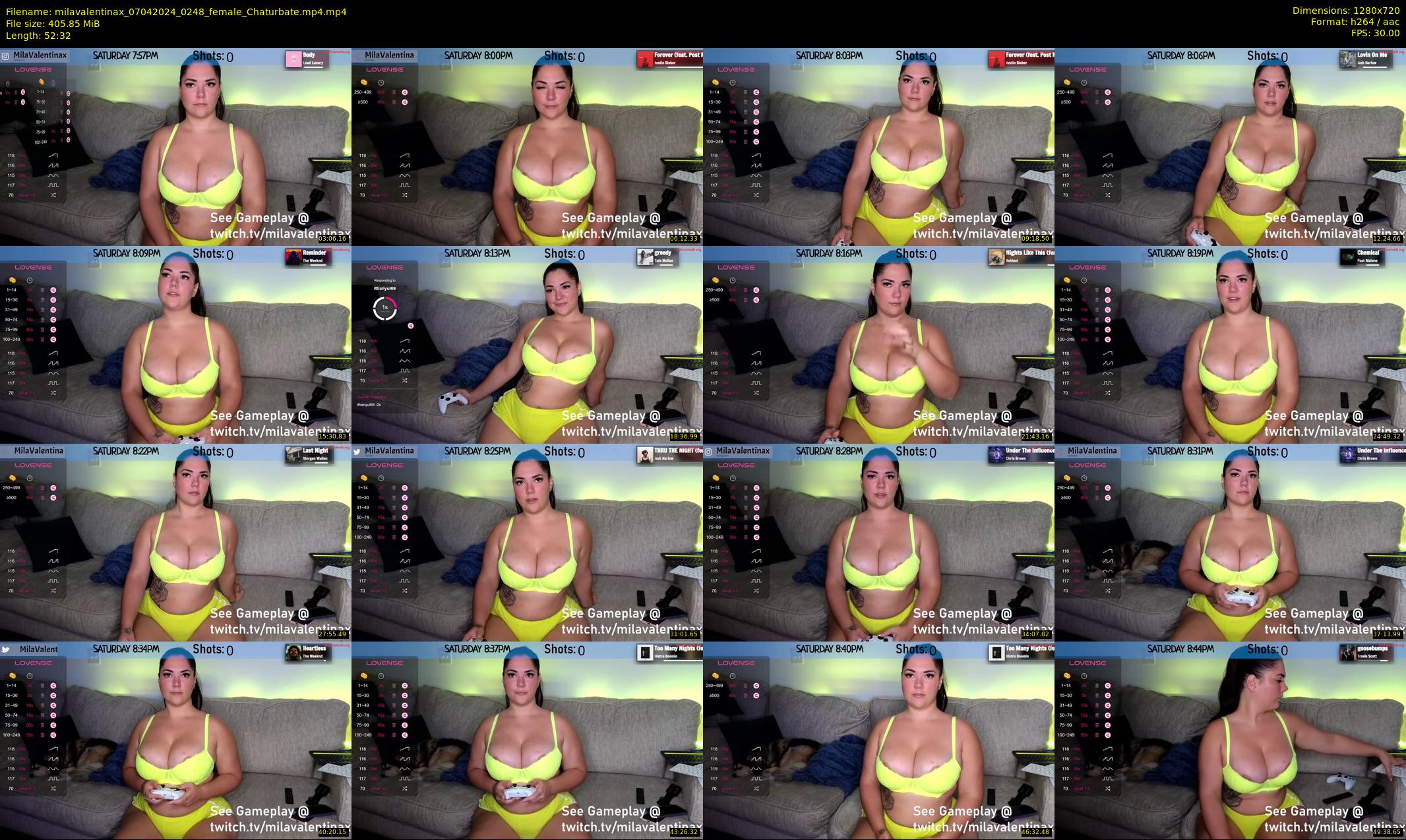 milavalentinax — 53 minute Chaturbate female cam show recording, 720p, Apr 7, 2024