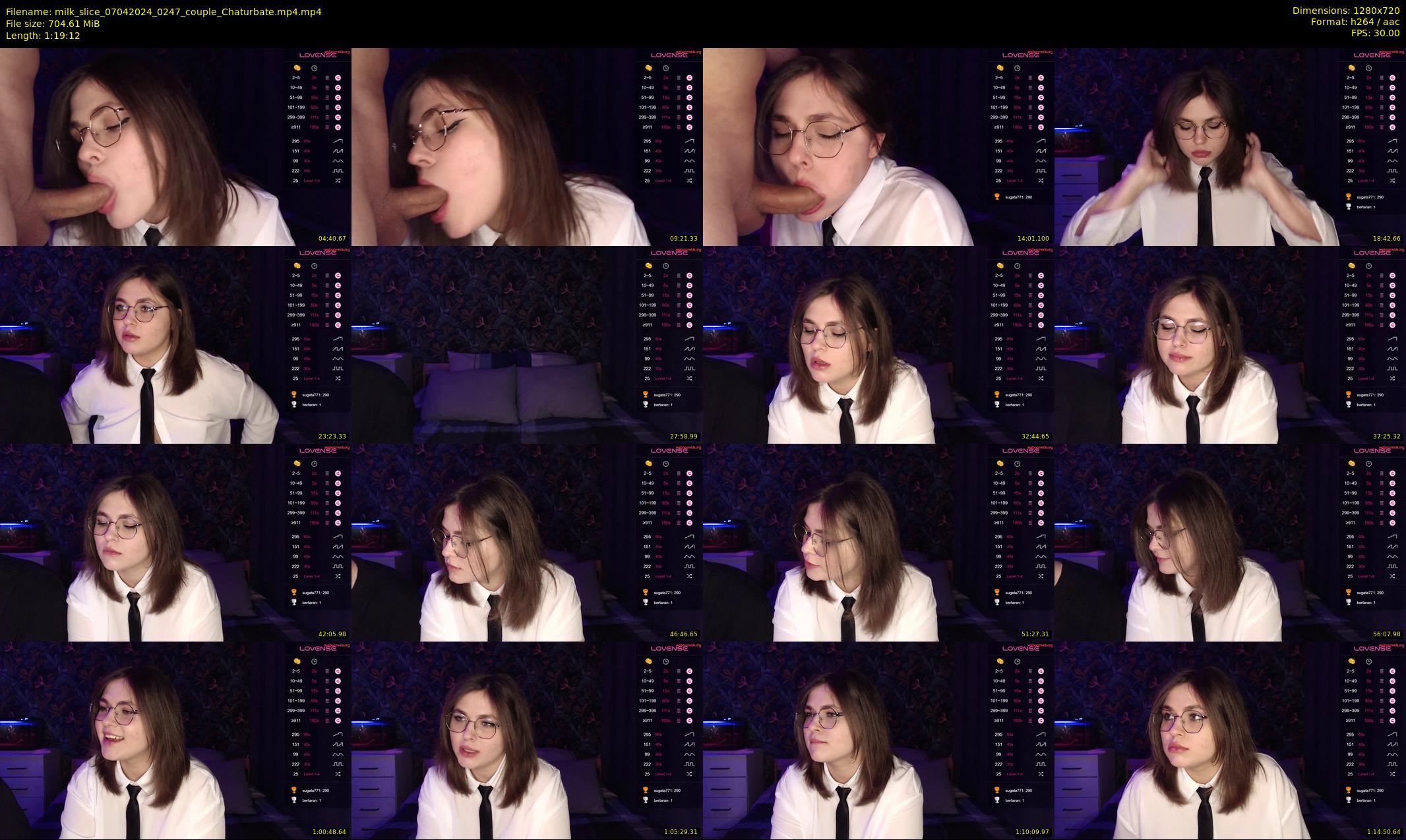 milk_slice — 80 minute Chaturbate couple cam show recording, 720p, Apr 7, 2024