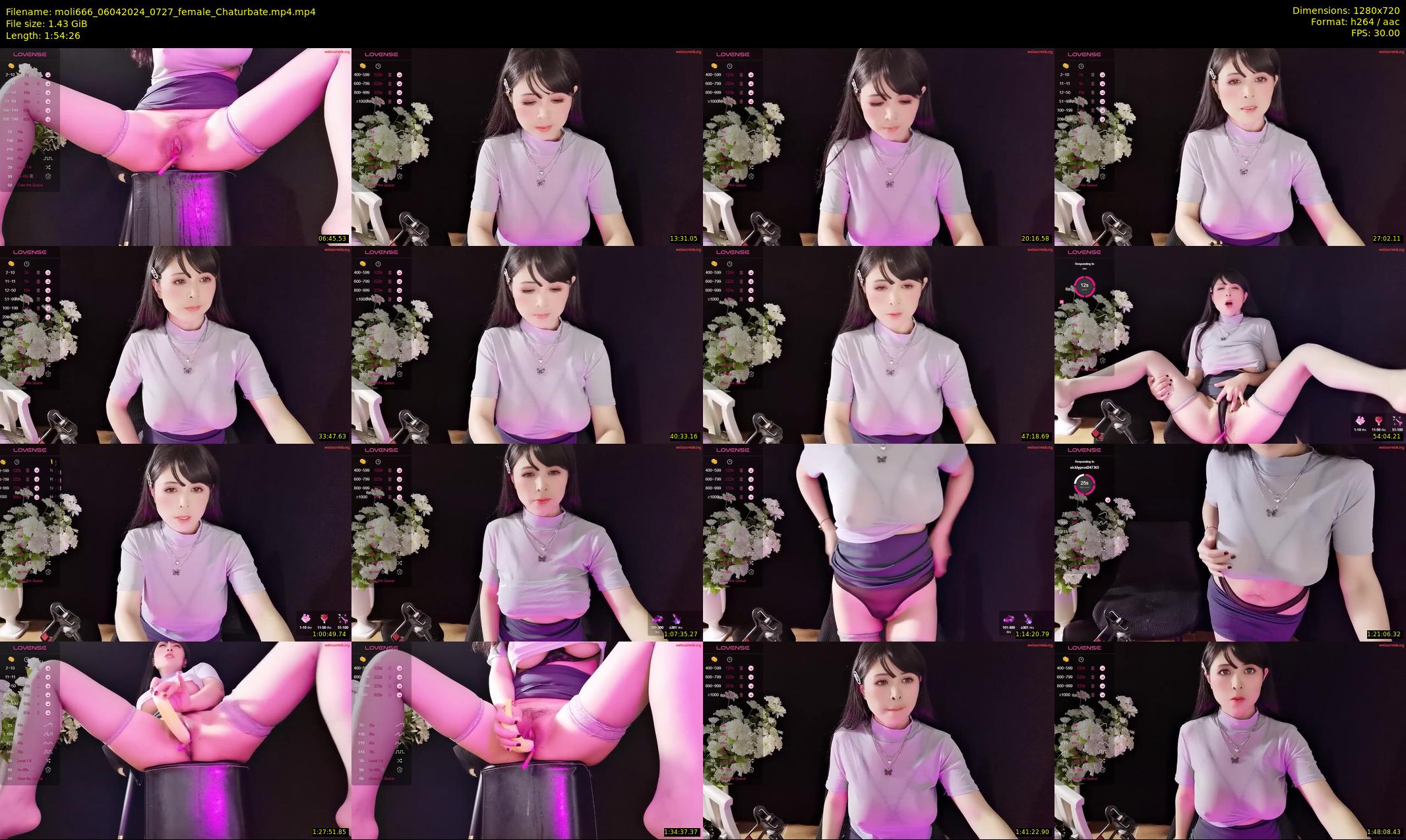 moli666 — 115 minute Chaturbate female cam show recording, 720p, Apr 6, 2024