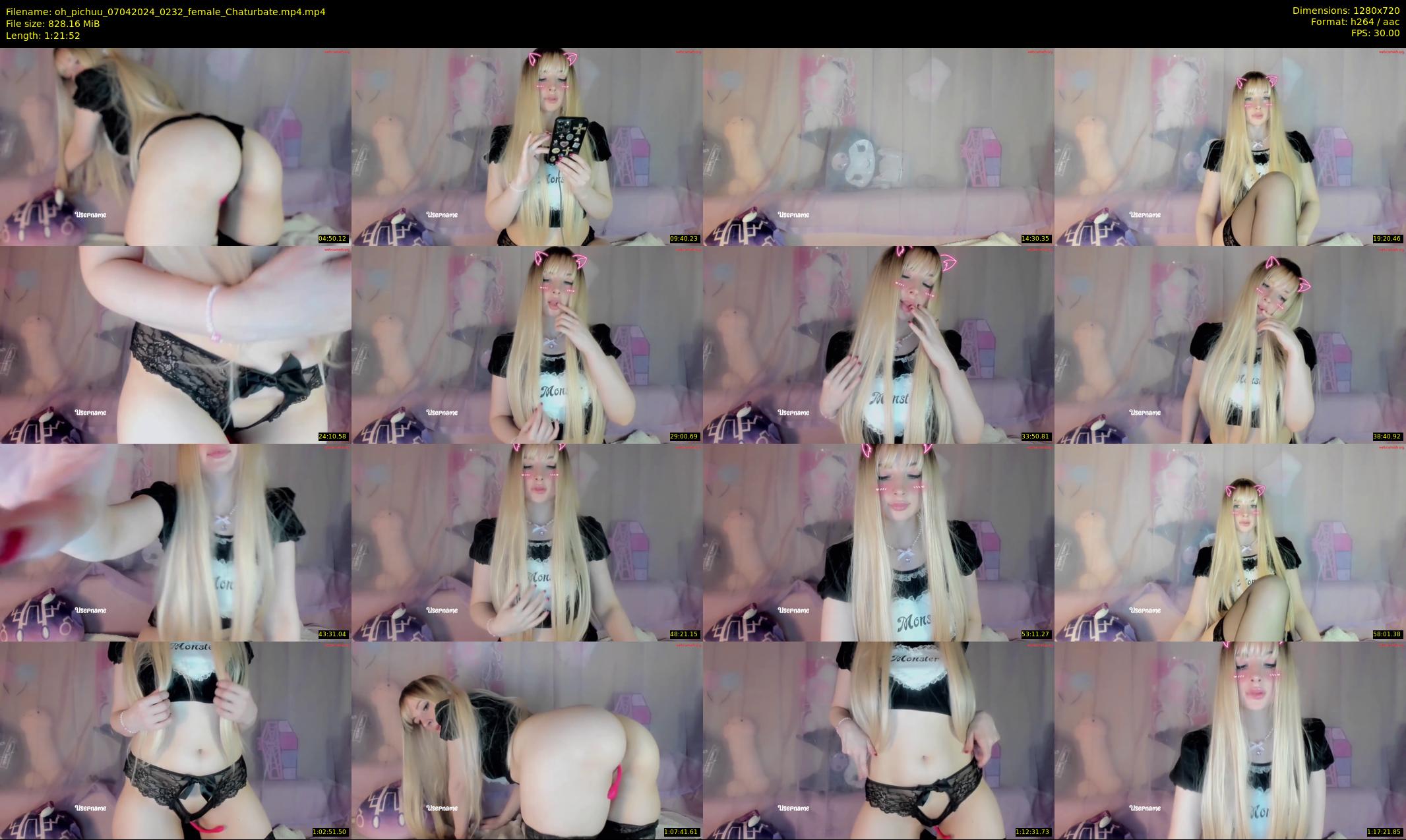oh_pichuu — 82 minute Chaturbate female cam show recording, 720p, Apr 7, 2024