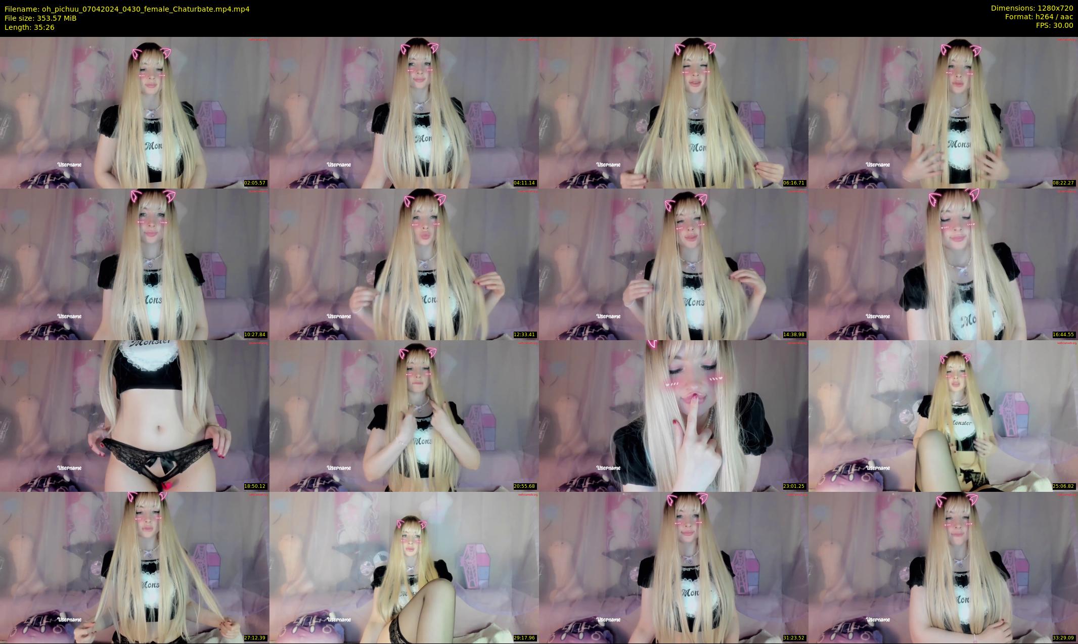 oh_pichuu — 36 minute Chaturbate female cam show recording, 720p, Apr 7, 2024