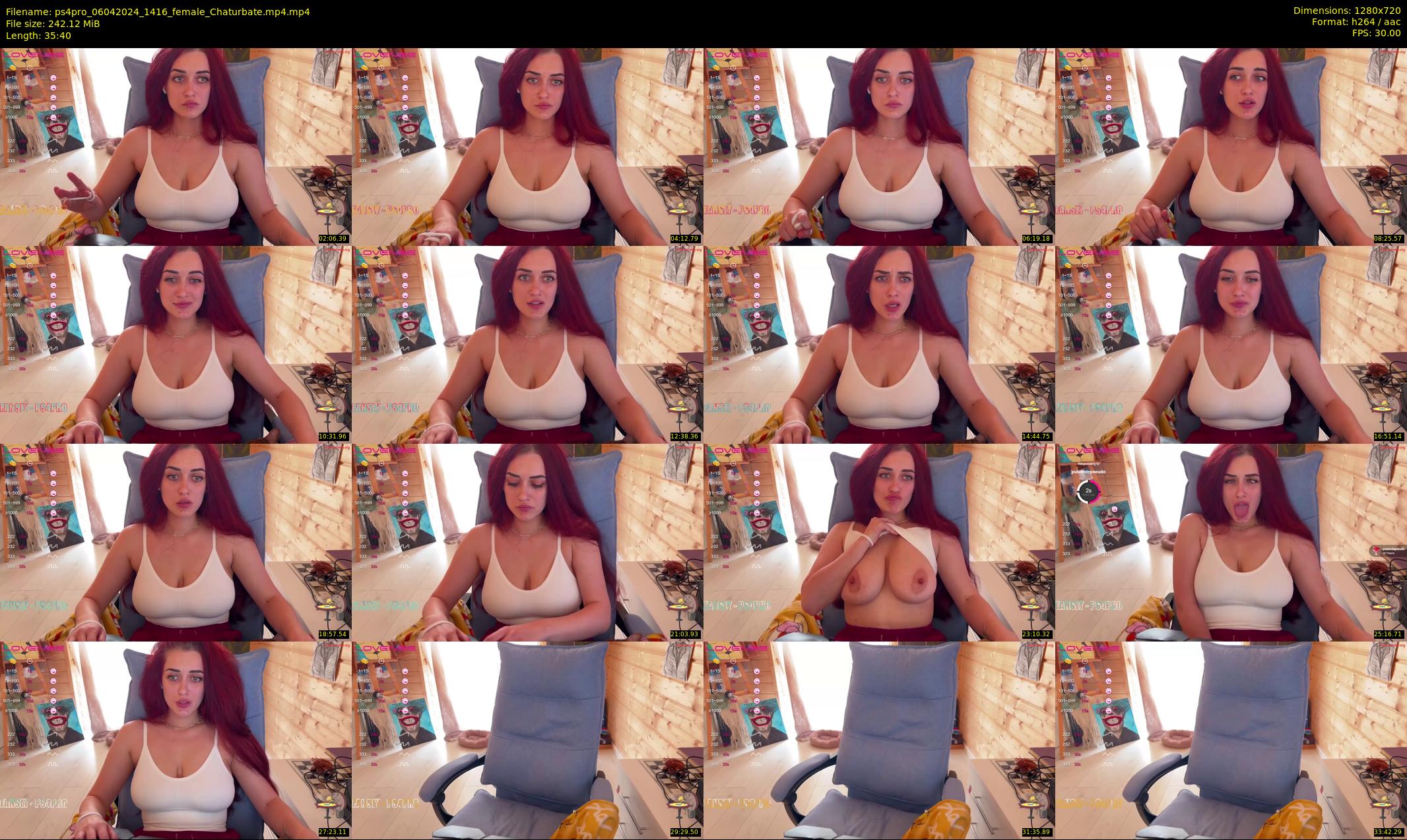 ps4pro — 36 minute Chaturbate female cam show recording, 720p, Apr 6, 2024