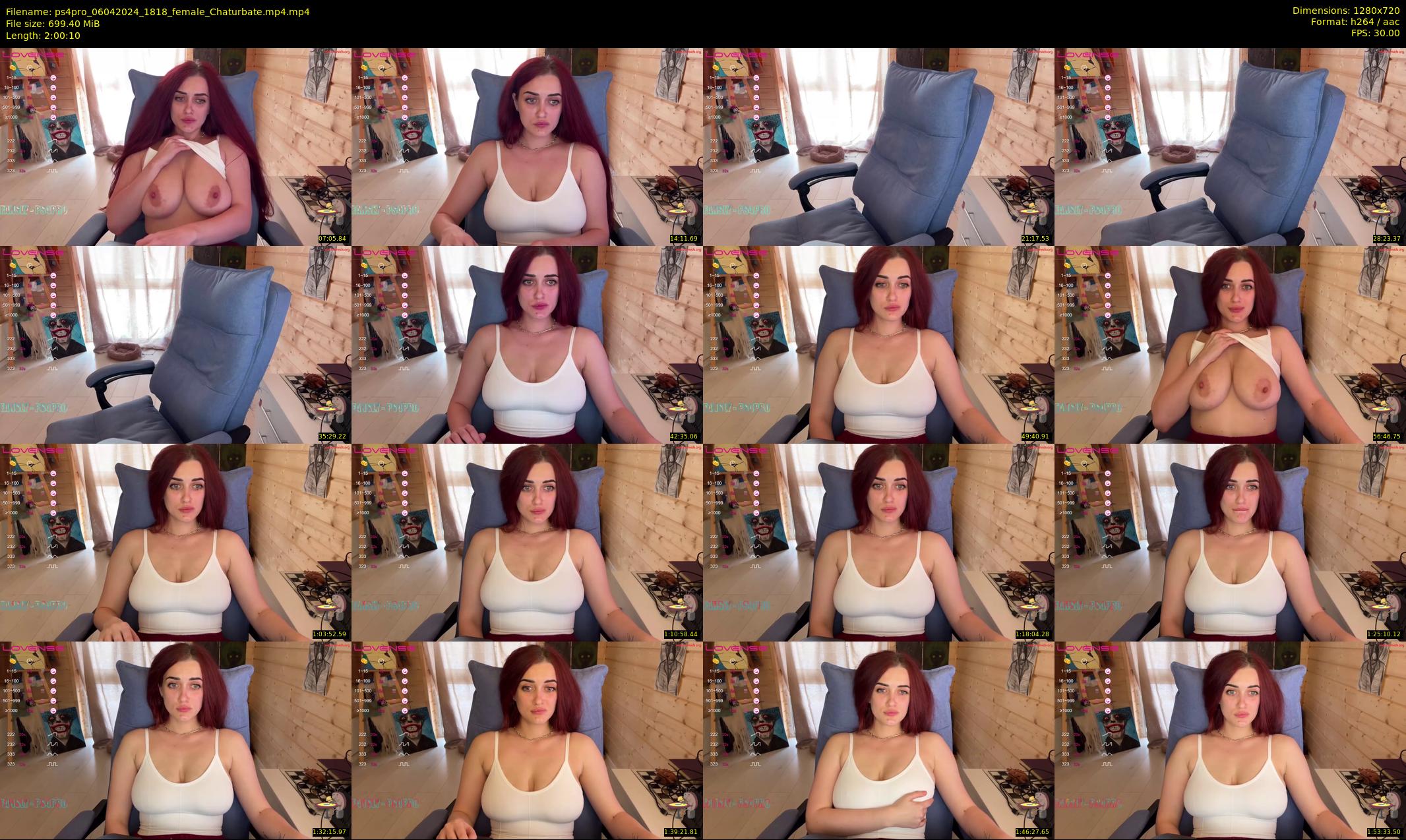 ps4pro — 121 minute Chaturbate female cam show recording, 720p, Apr 6, 2024