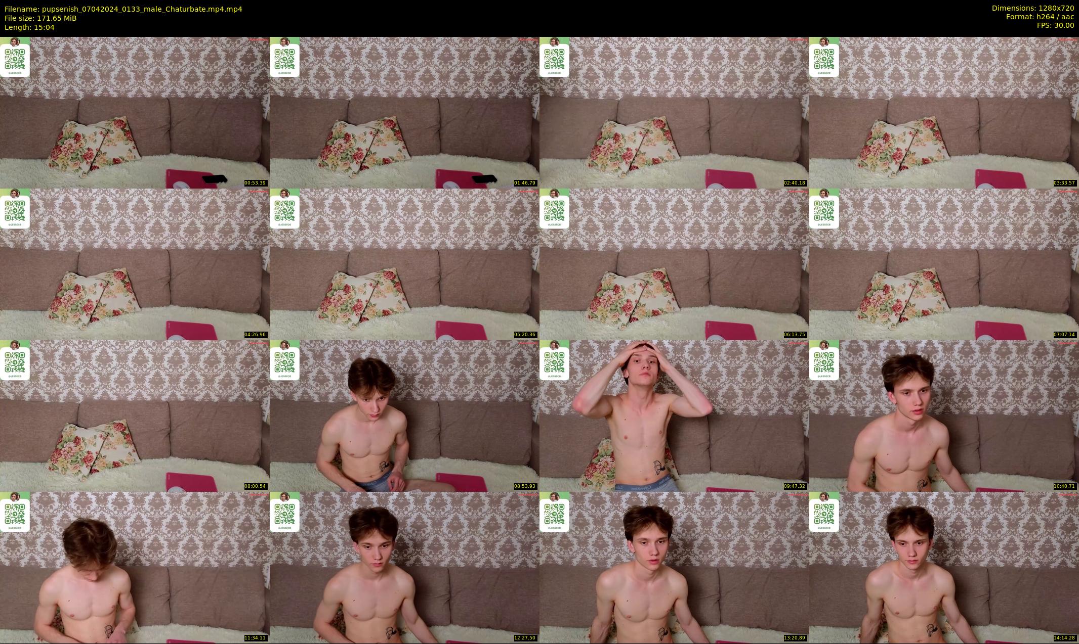 pupsenish — 16 minute Chaturbate male cam show recording, 720p, Apr 7, 2024