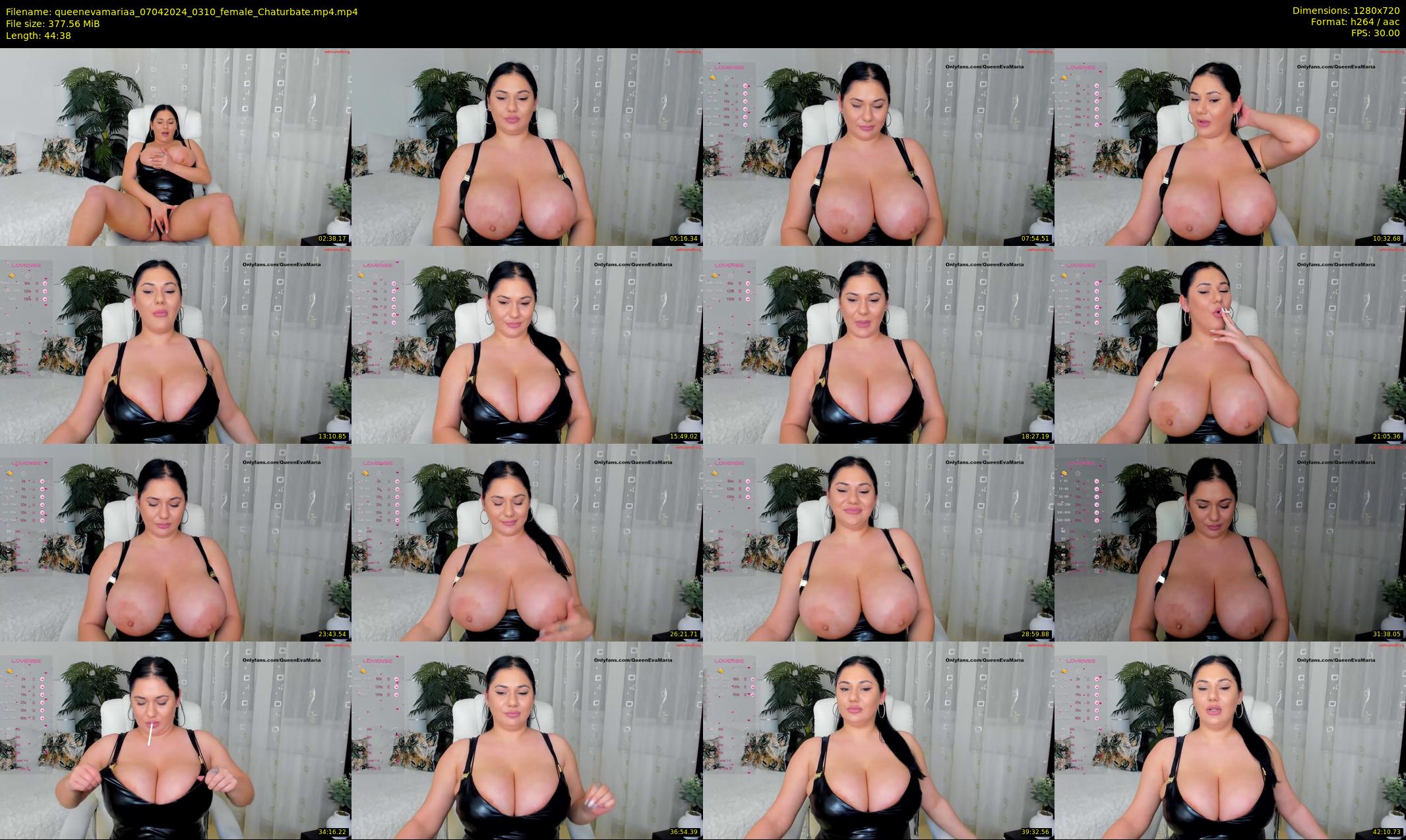 queenevamariaa — 45 minute Chaturbate female cam show recording, 720p, Apr 7, 2024
