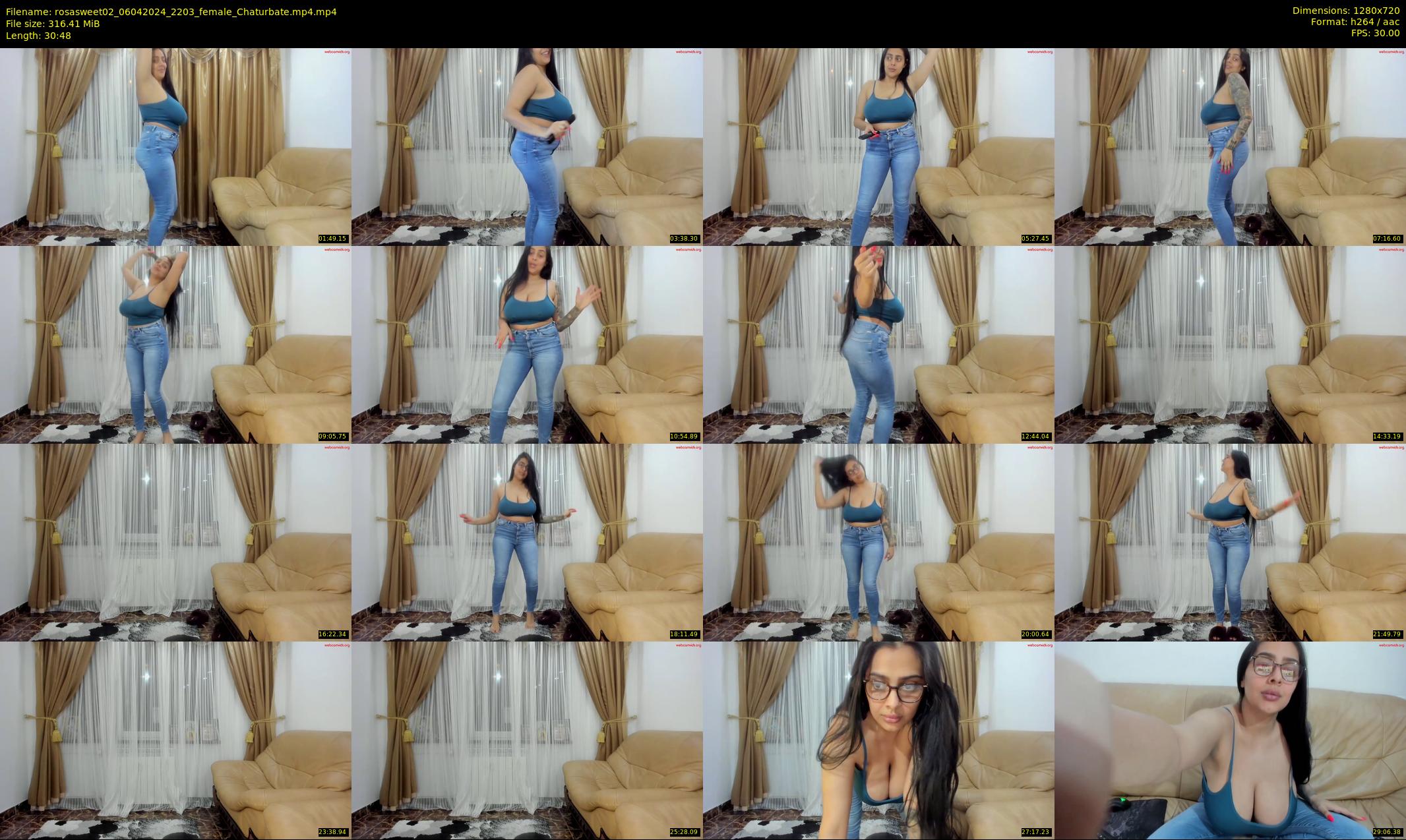 rosasweet02 — 31 minute Chaturbate female cam show recording, 720p, Apr 6, 2024