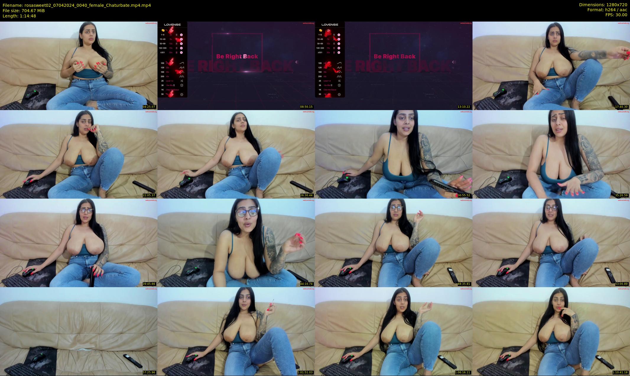 rosasweet02 — 75 minute Chaturbate female cam show recording, 720p, Apr 7, 2024