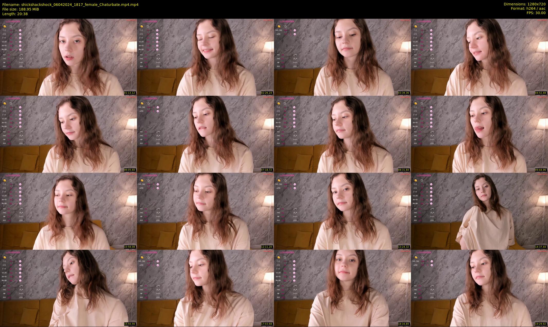 shickshackshock — 21 minute Chaturbate female cam show recording, 720p, Apr 6, 2024