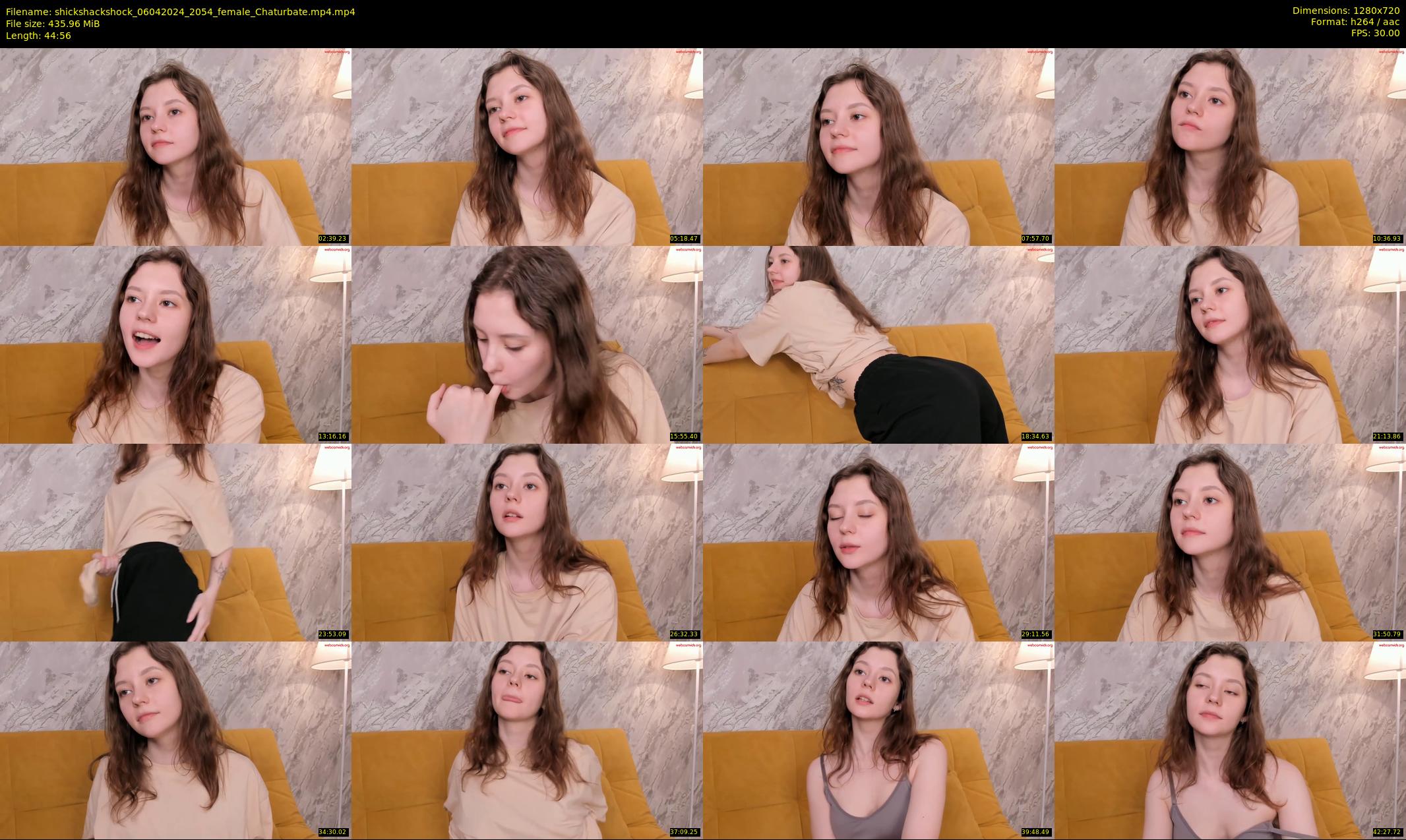 shickshackshock — 45 minute Chaturbate female cam show recording, 720p, Apr 6, 2024