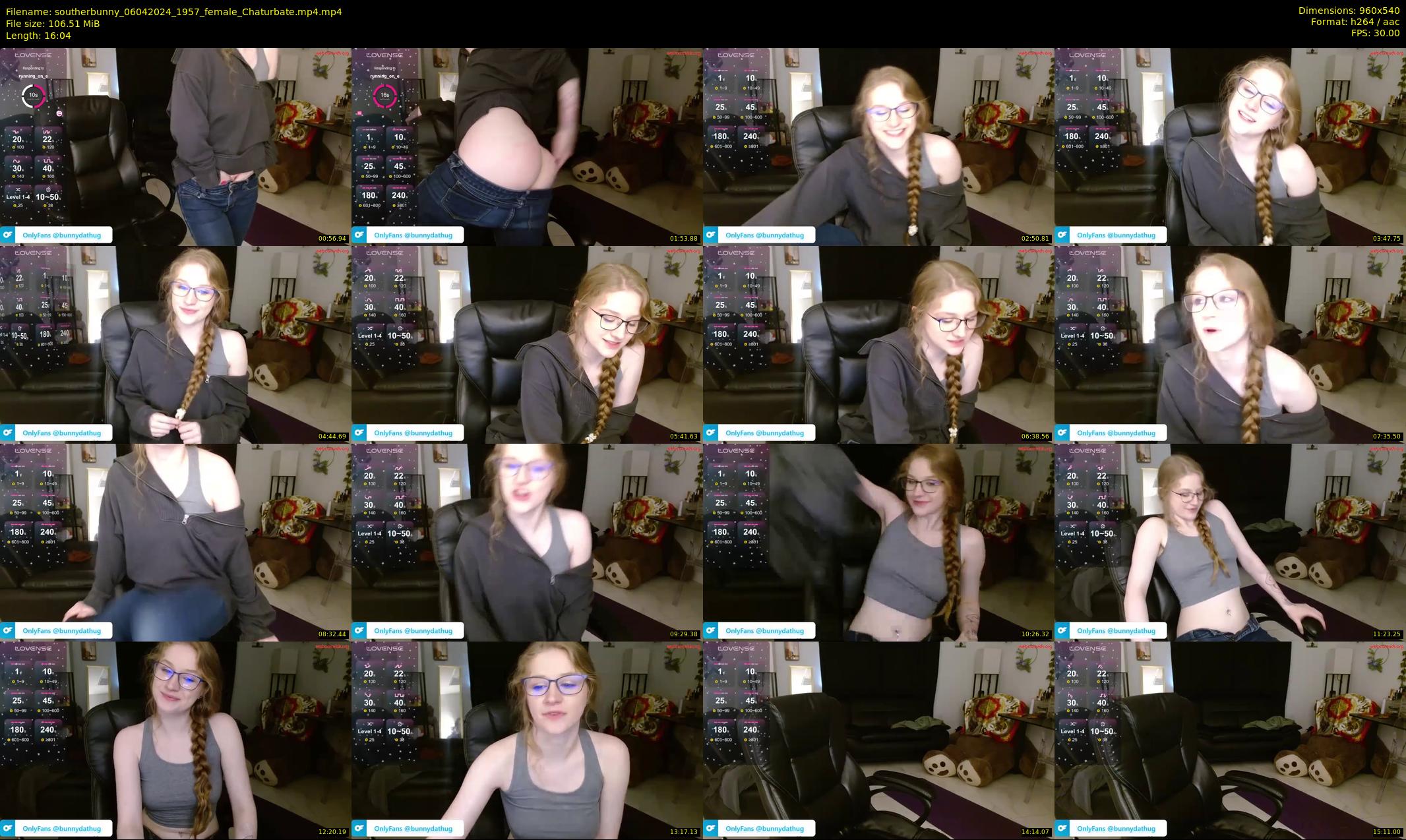 southerbunny — 17 minute Chaturbate female cam show recording, 480p, Apr 6, 2024