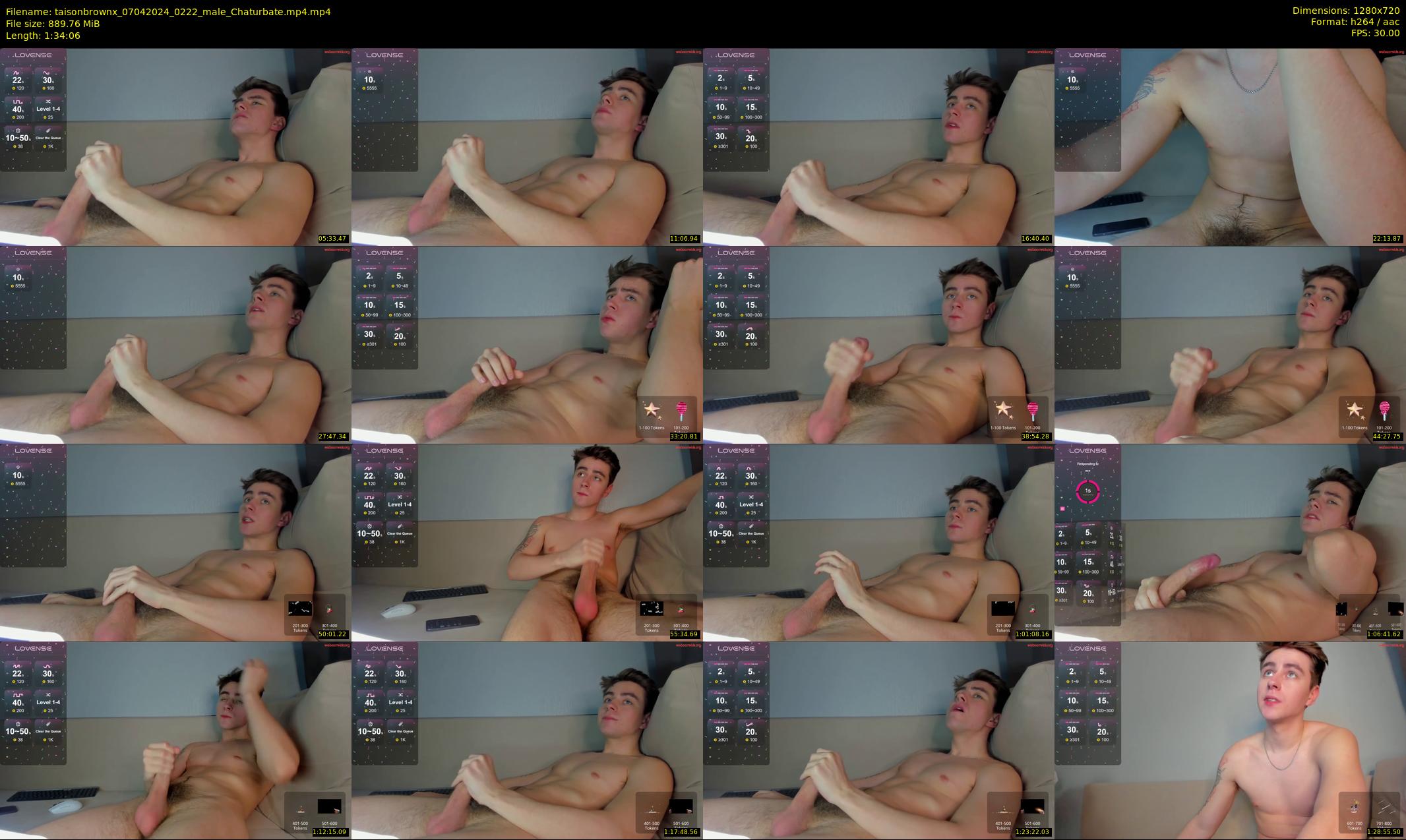 taisonbrownx — 95 minute Chaturbate male cam show recording, 720p, Apr 7, 2024