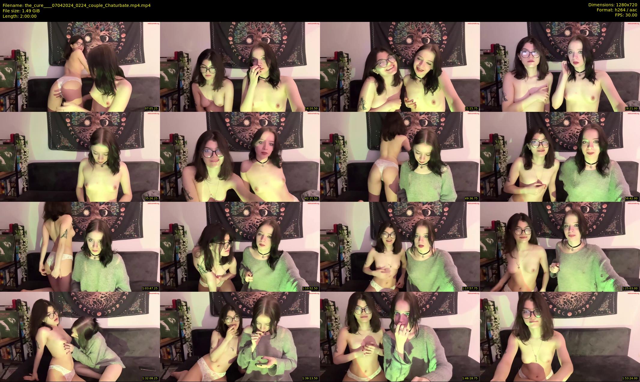 the_cure___ — 120 minute Chaturbate couple cam show recording, 720p, Apr 7, 2024