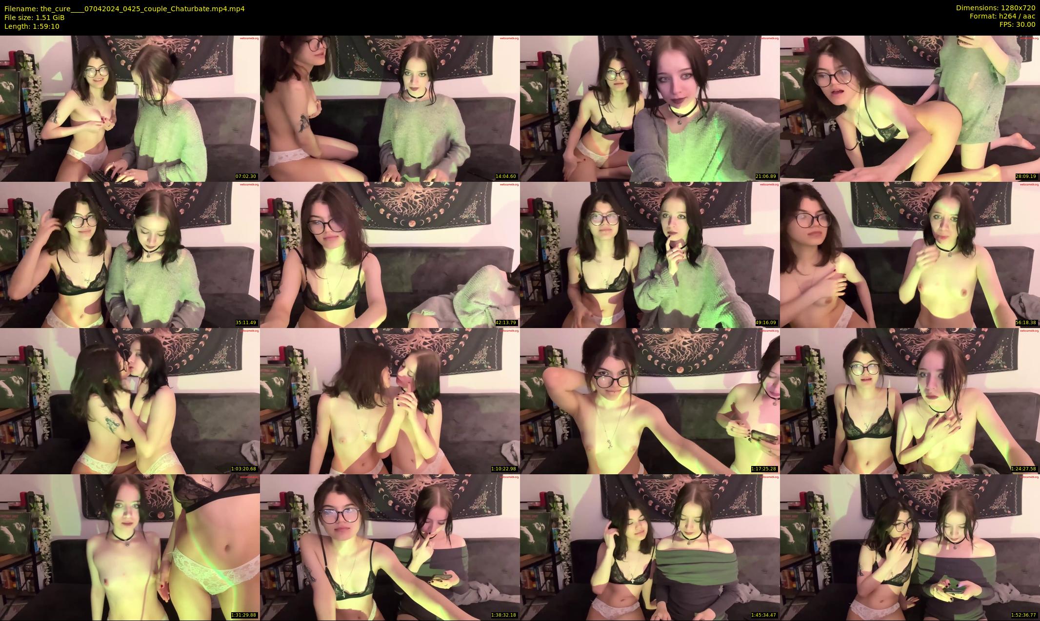 the_cure___ — 120 minute Chaturbate couple cam show recording, 720p, Apr 7, 2024