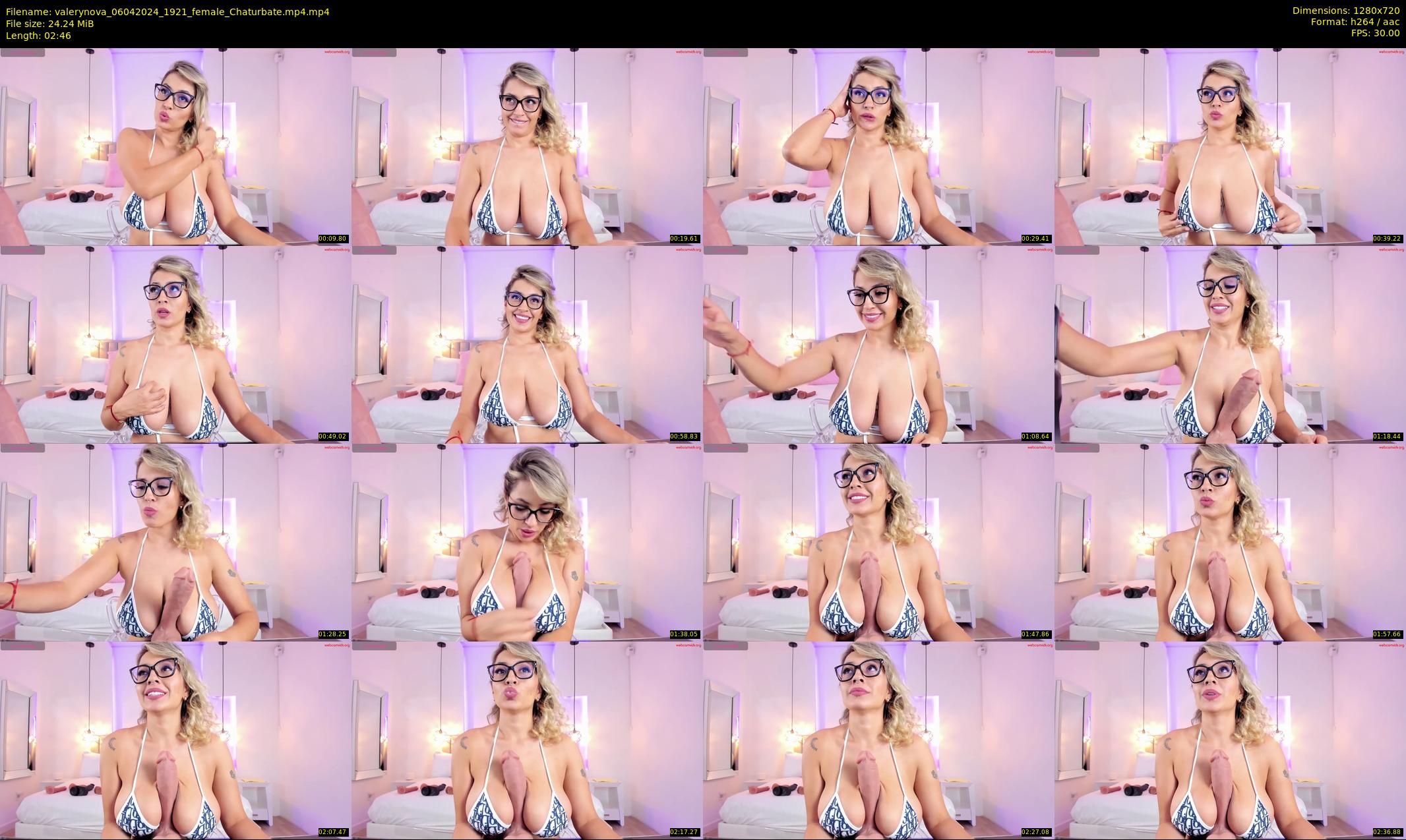 valerynova — 3 minute Chaturbate female cam show recording, 720p, Apr 6, 2024