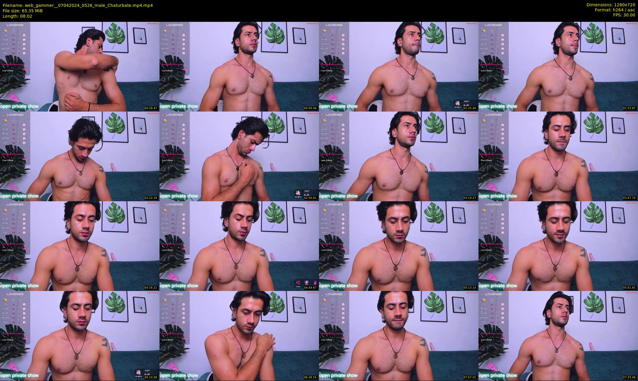 web_gammer_ — 9 minute Chaturbate male cam show recording, 720p, Apr 7, 2024