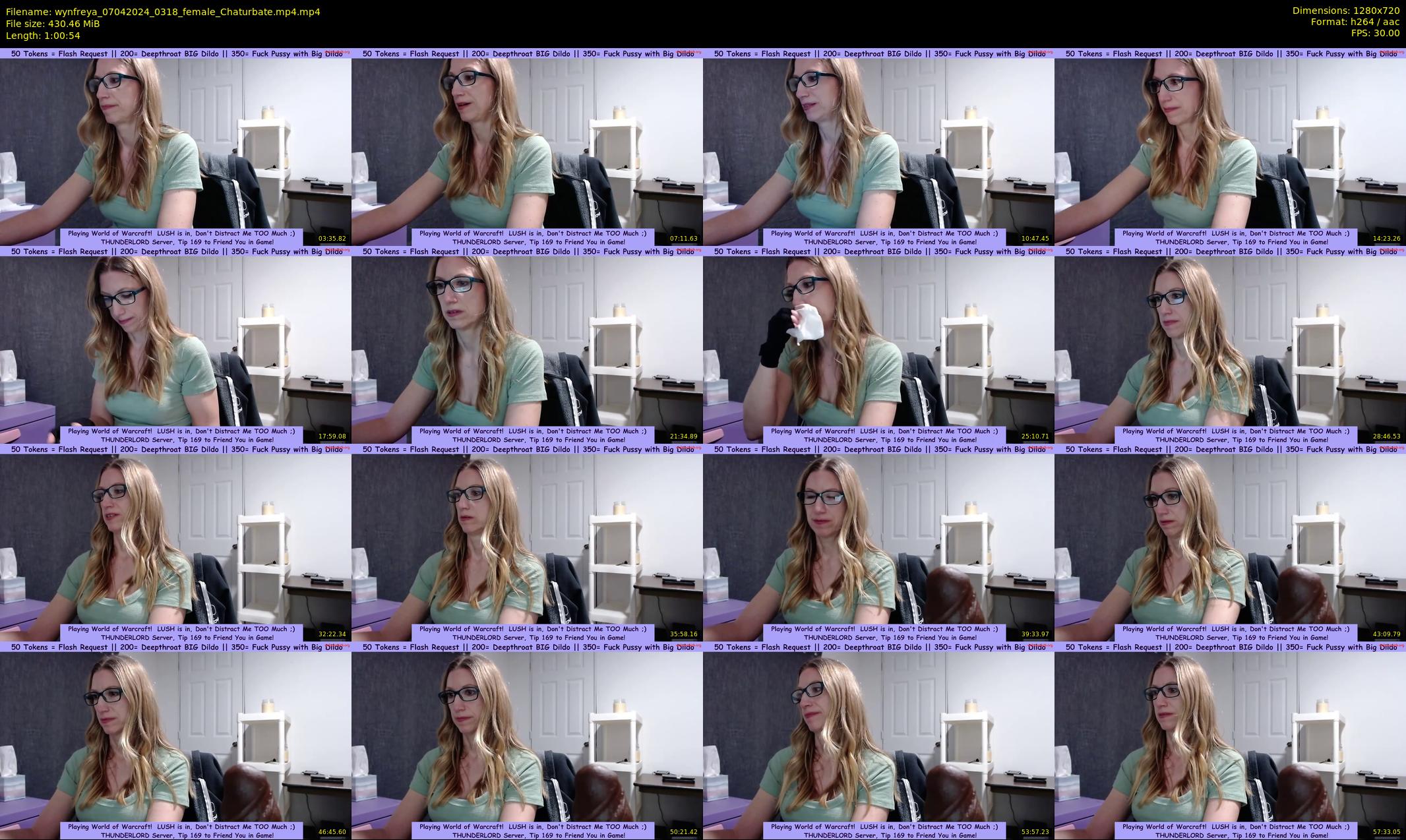 wynfreya — 61 minute Chaturbate female cam show recording, 720p, Apr 7, 2024