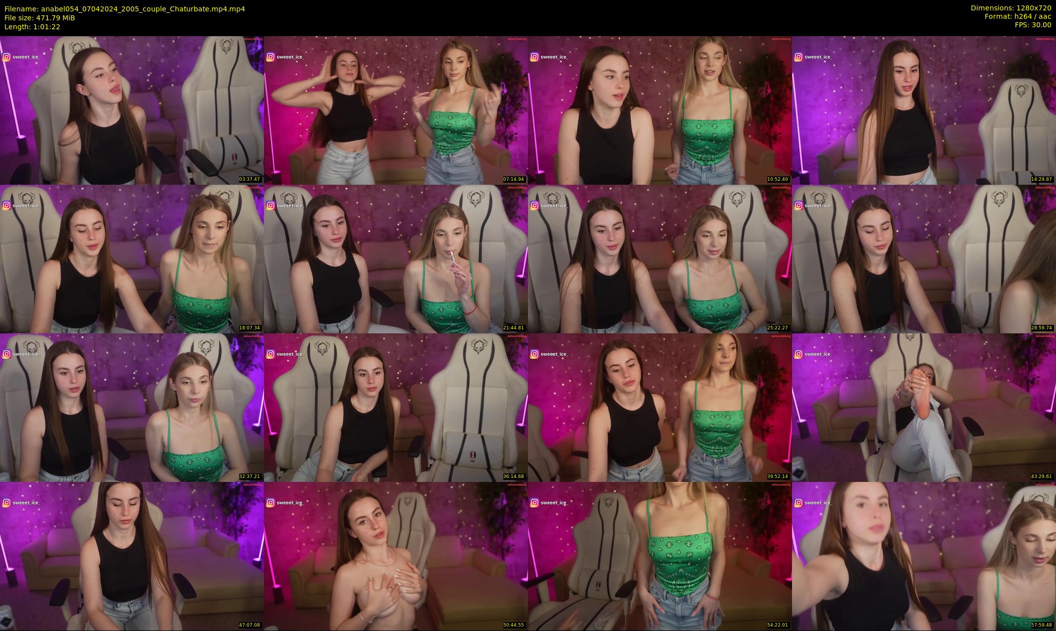anabel054 — 62 minute Chaturbate female cam show recording, 720p, Apr 7, 2024