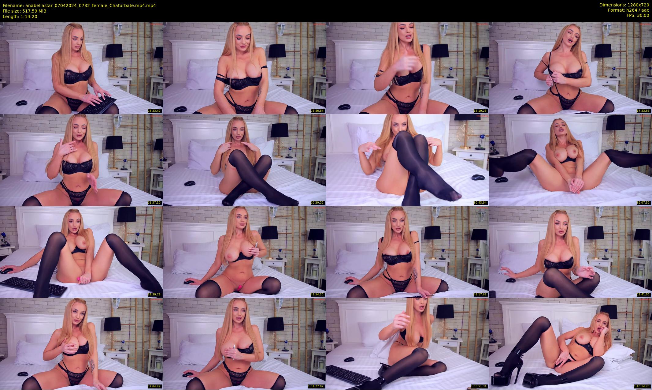 anabellastar — 75 minute Chaturbate female cam show recording, 720p, Apr 7, 2024