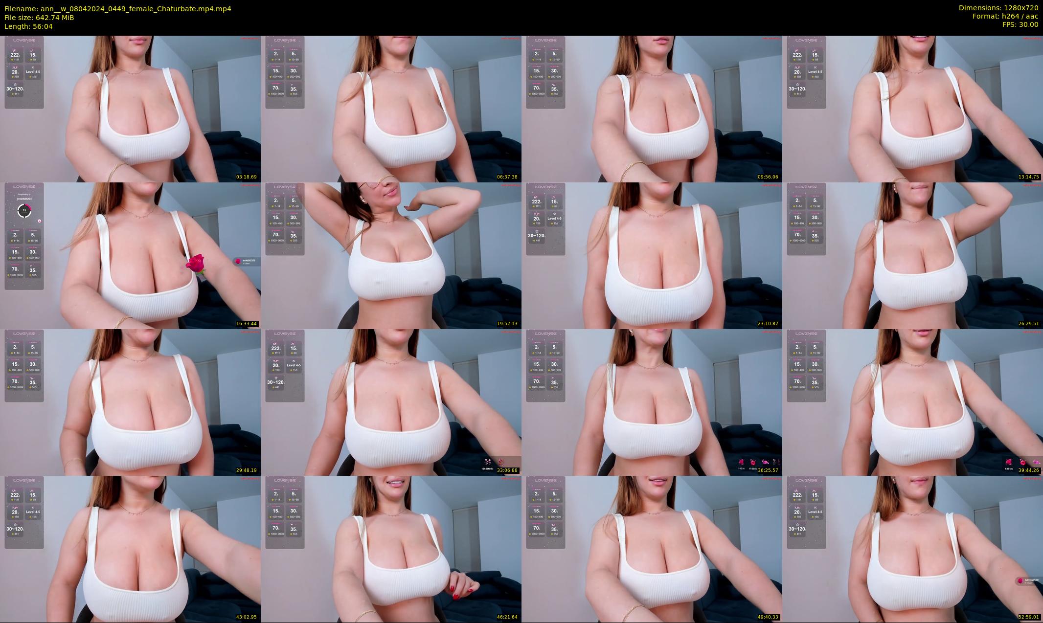ann__w — 57 minute Chaturbate female cam show recording, 720p, Apr 8, 2024