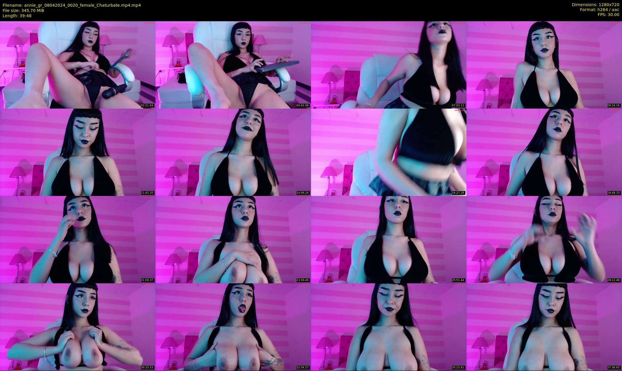 annie_gr — 40 minute Chaturbate female cam show recording, 720p, Apr 8, 2024