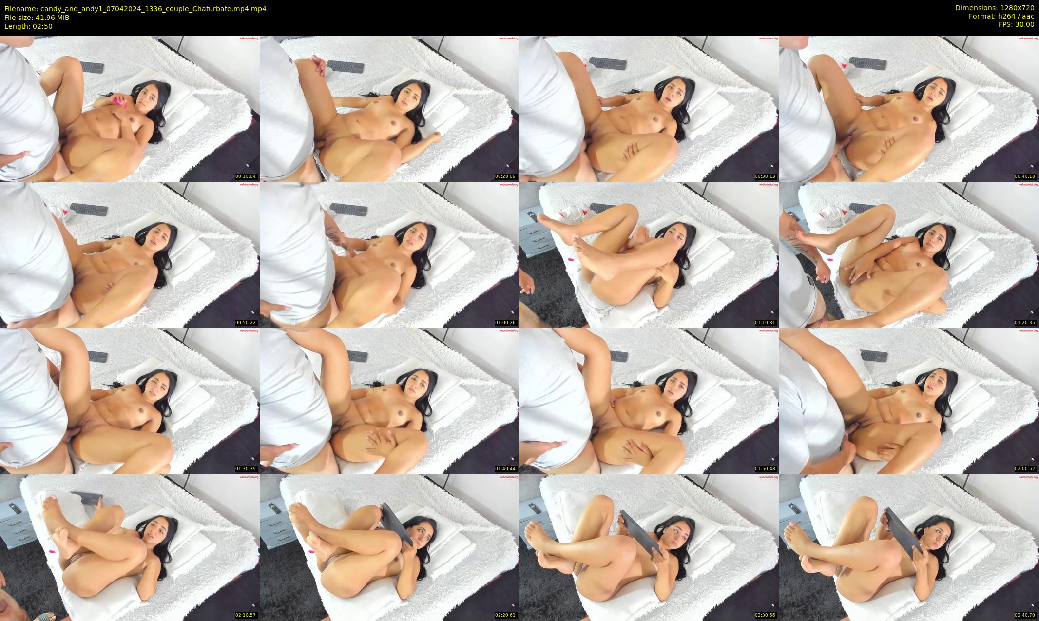 candy_and_andy1 — 3 minute Chaturbate couple cam show recording, 720p, Apr 7, 2024