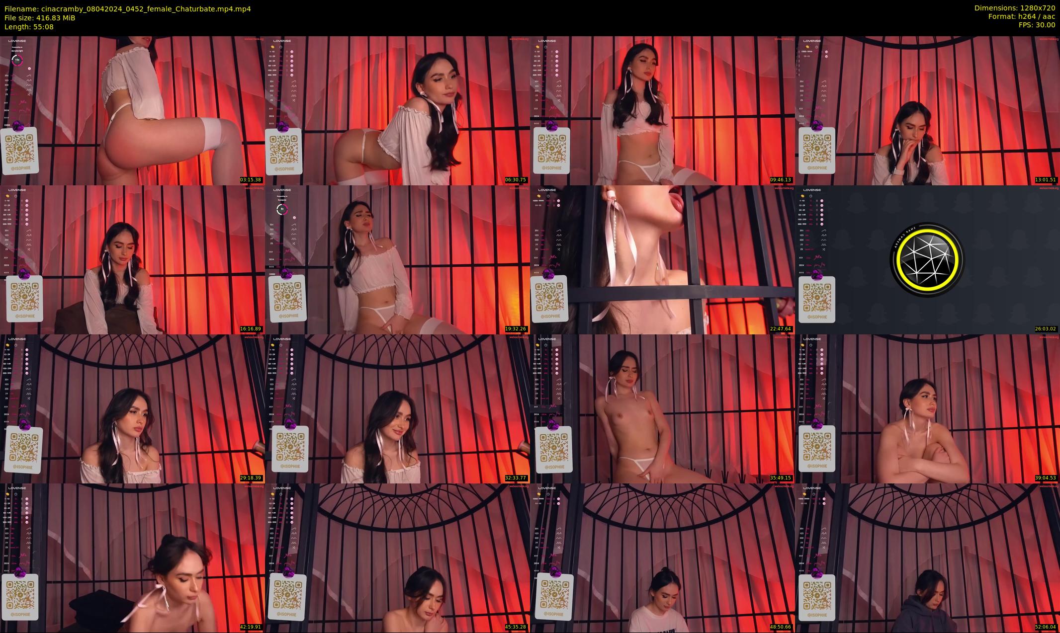 cinacramby — 56 minute Chaturbate female cam show recording, 720p, Apr 8, 2024
