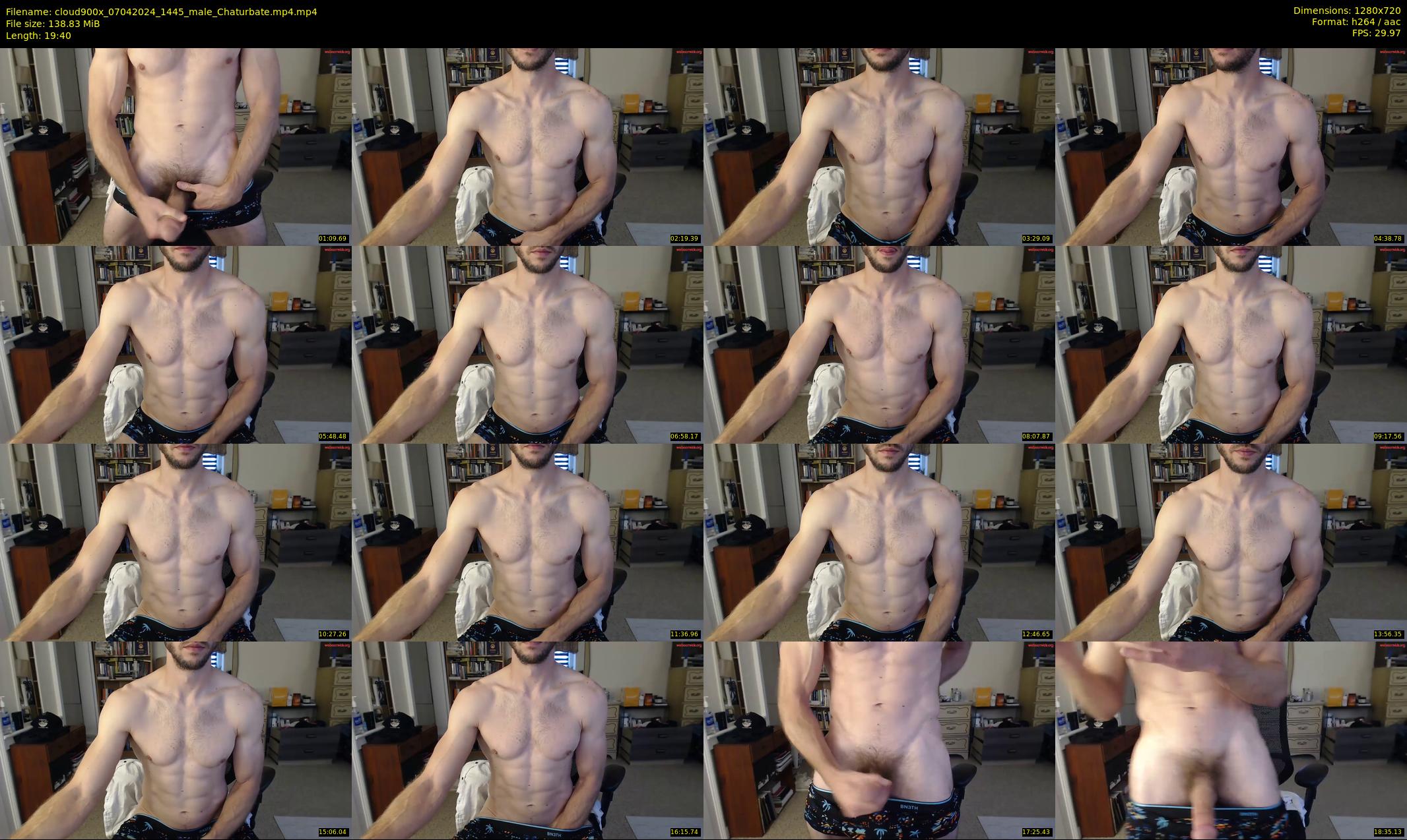 cloud900x — 20 minute Chaturbate male cam show recording, 720p, Apr 7, 2024