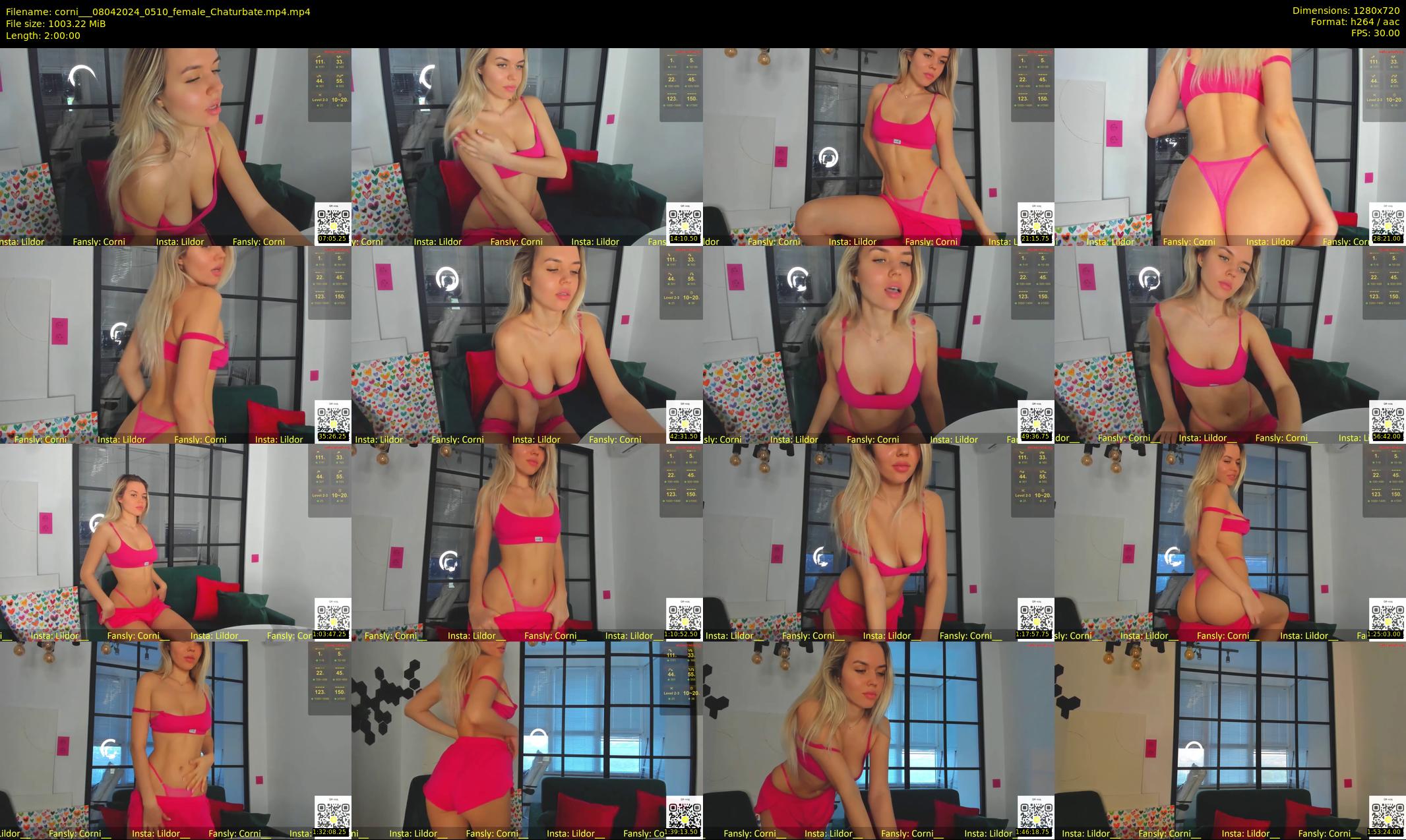corni__ — 120 minute Chaturbate female cam show recording, 720p, Apr 8, 2024