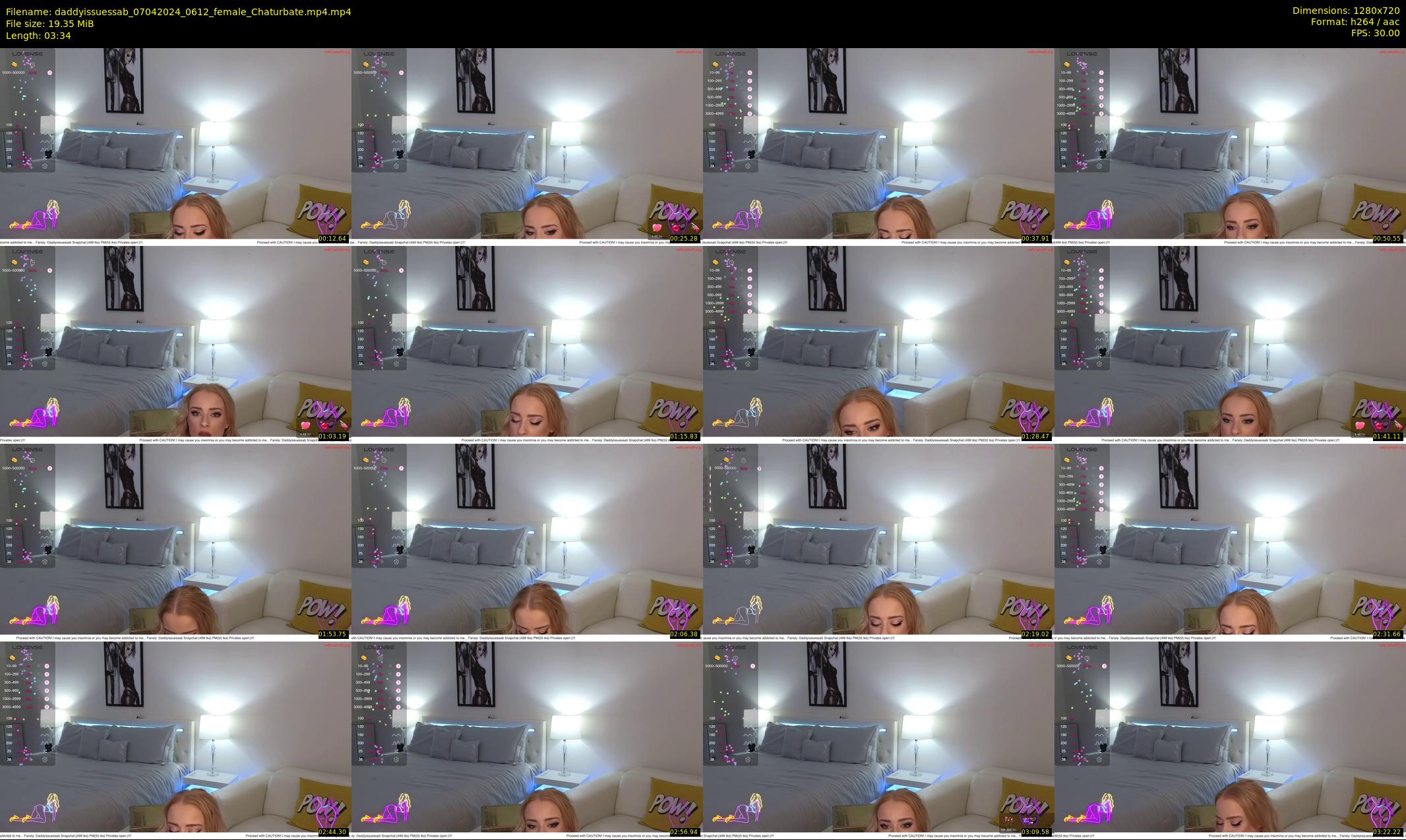 daddyissuessab — 4 minute Chaturbate female cam show recording, 720p, Apr 7, 2024