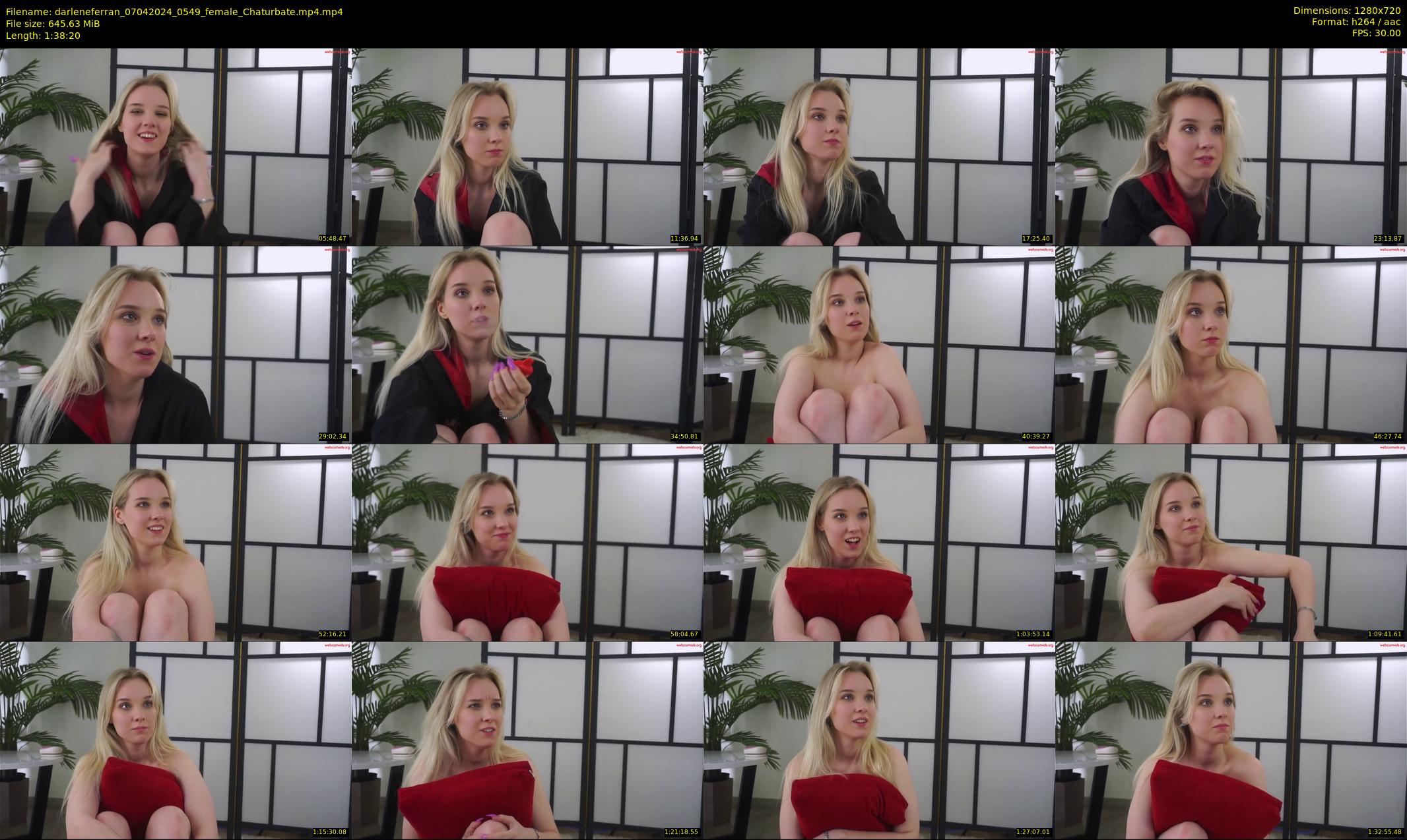 darleneferran — 99 minute Chaturbate female cam show recording, 720p, Apr 7, 2024