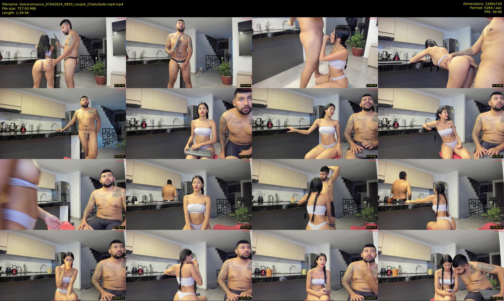 dulceromance — 90 minute Chaturbate couple cam show recording, 720p, Apr 7, 2024