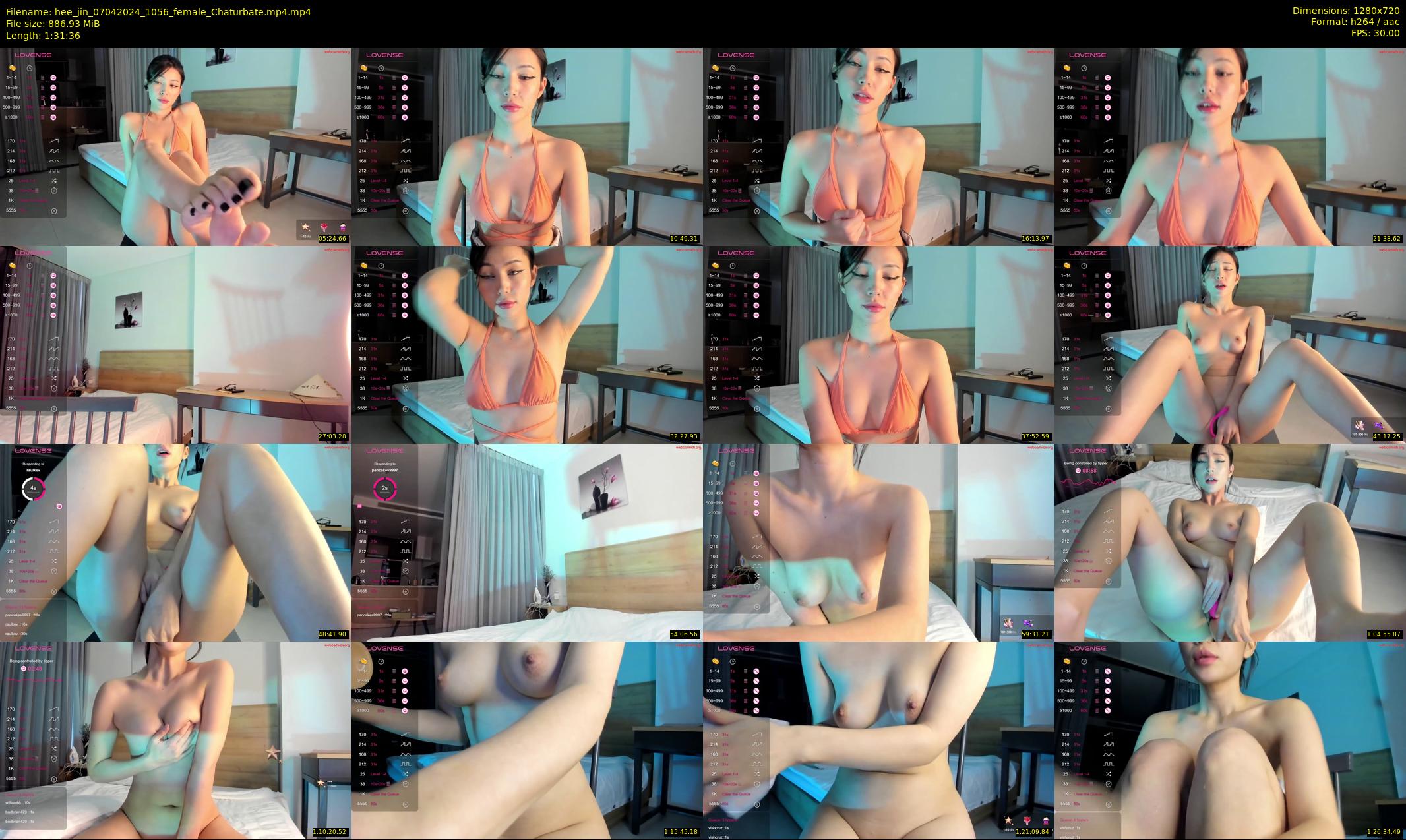 hee_jin — 92 minute Chaturbate female cam show recording, 720p, Apr 7, 2024