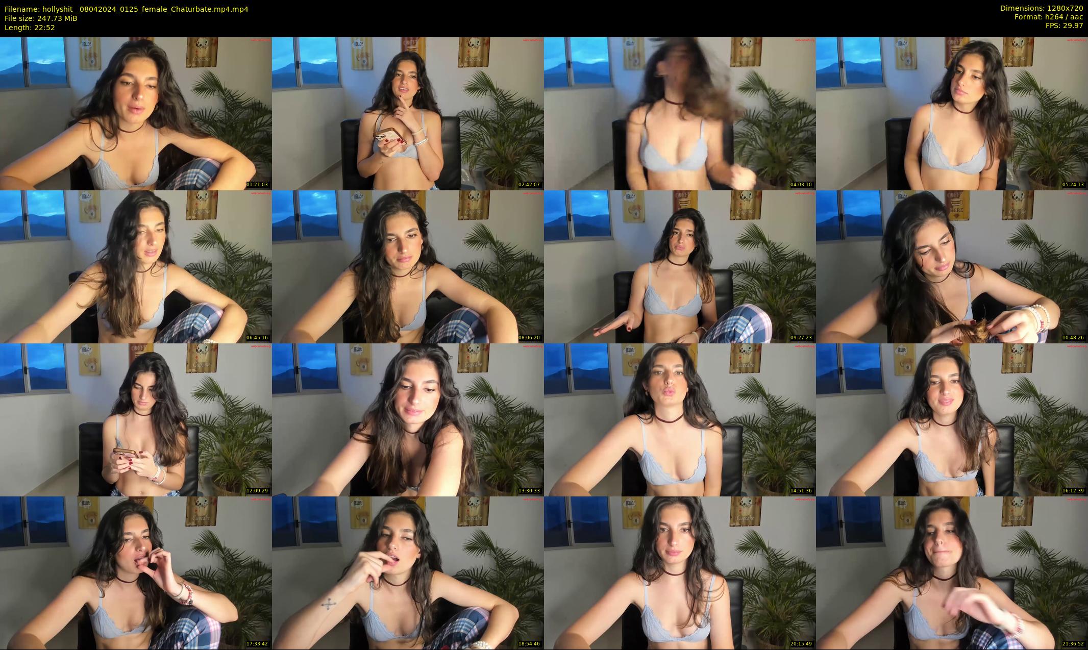 hollyshit_ — 23 minute Chaturbate female cam show recording, 720p, Apr 8, 2024