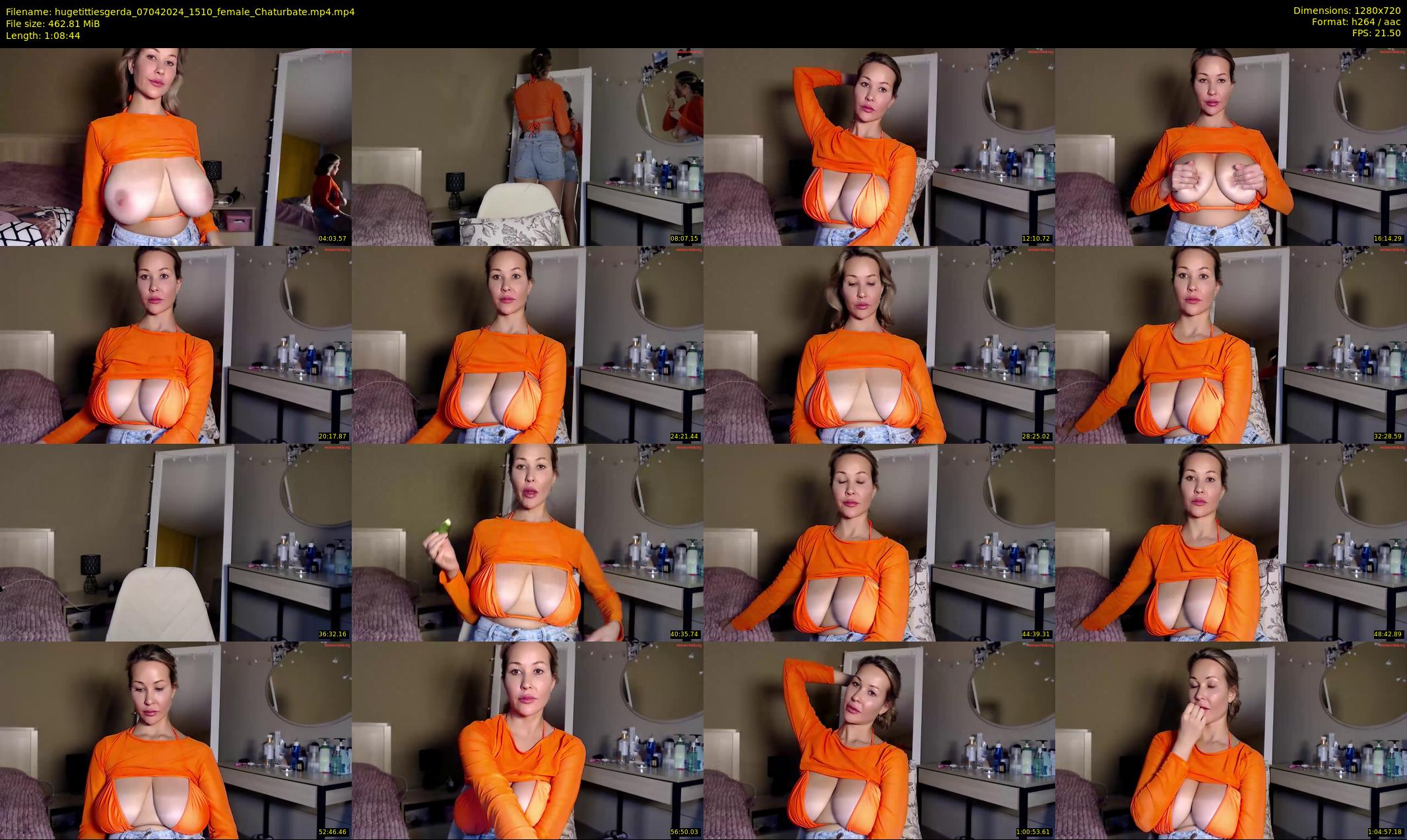 hugetittiesgerda — 69 minute Chaturbate female cam show recording, 720p, Apr 7, 2024