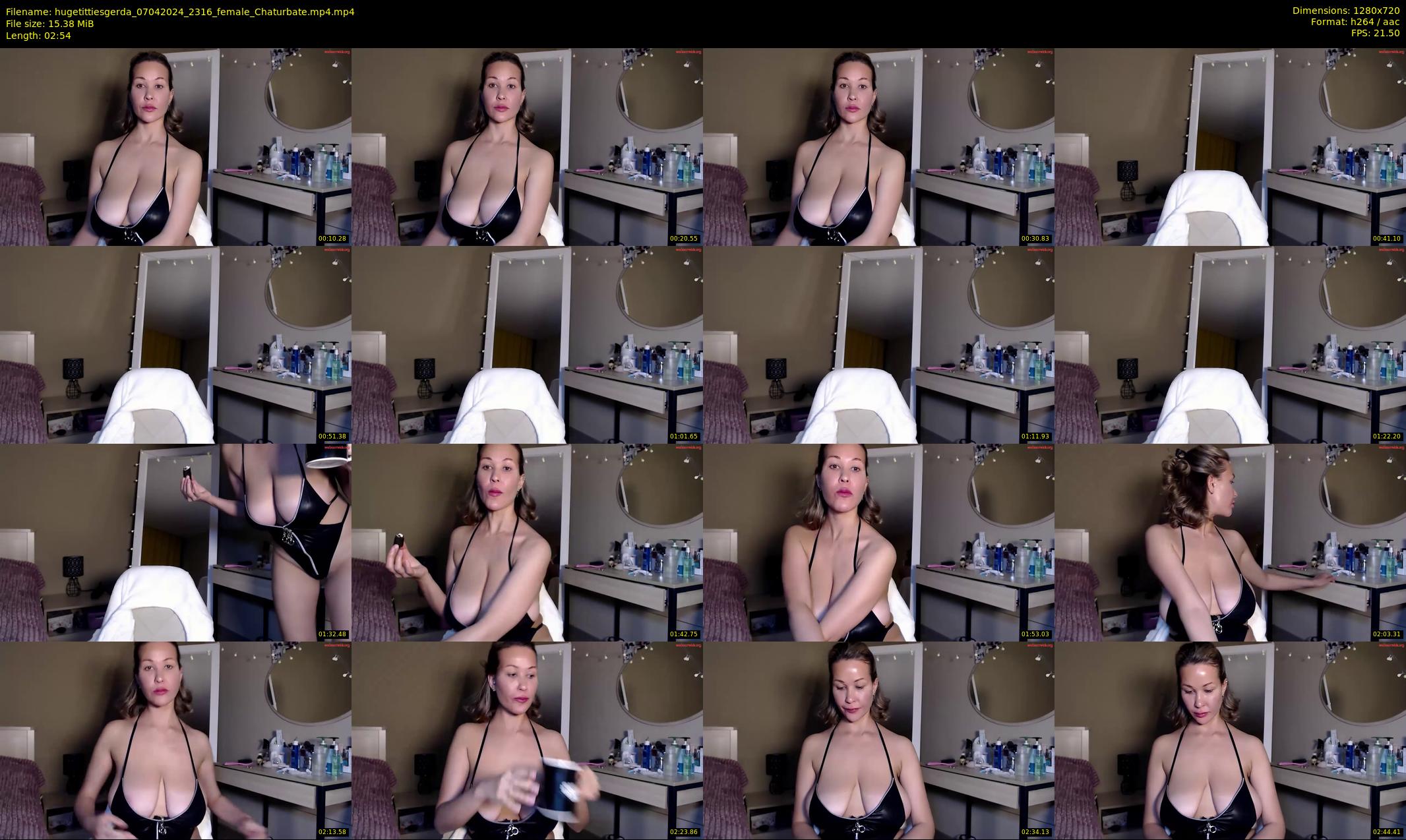 hugetittiesgerda — 3 minute Chaturbate female cam show recording, 720p, Apr 7, 2024